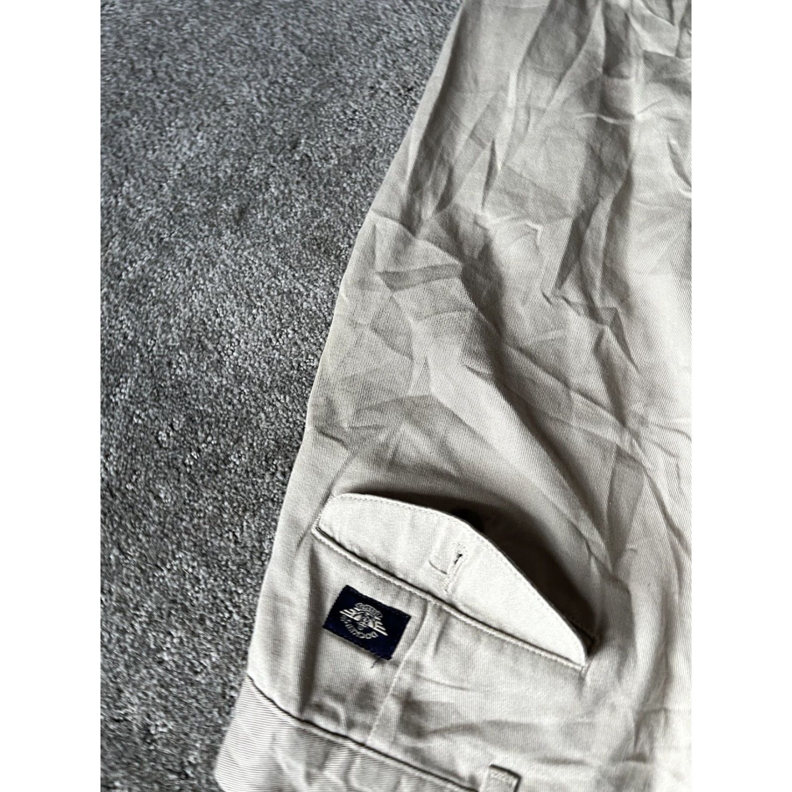 Dockers DOCKERS Classic Fit Pleated Dress Pants 44x25 Beige Hemmed Solid Vintage Size US 44 / EU 60 - 5 Thumbnail