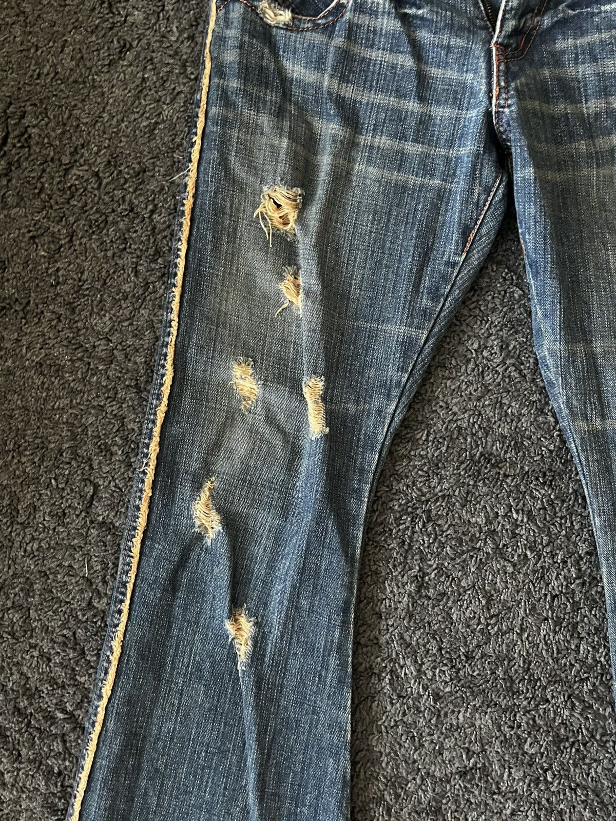 Obelisk Obelisk SS06 mudwashed fringe denim Size US 27 - 3 Thumbnail