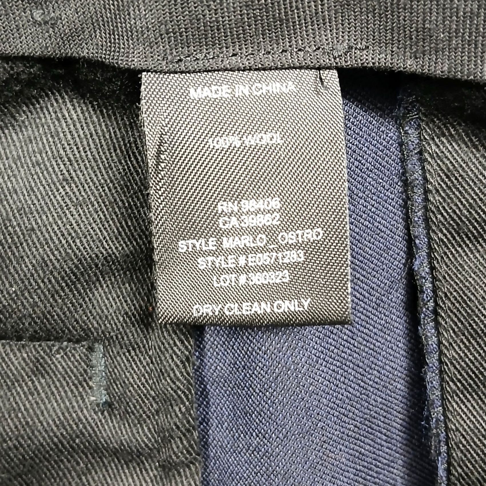 Theory Theory Wool Dress Pants Men's 34 Navy Blue Tailored Fit Casual Dress Pants? Size US 34 / EU 50 - 6 Thumbnail