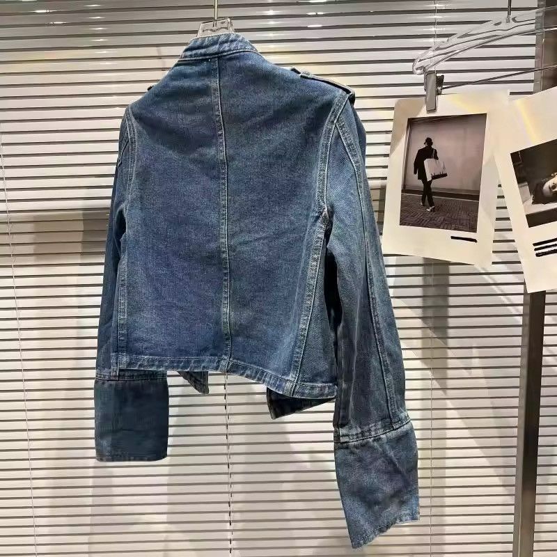 Japanese Brand Punk Style Denim Short Jacket Size S / US 4 / IT 40 - 3 Thumbnail