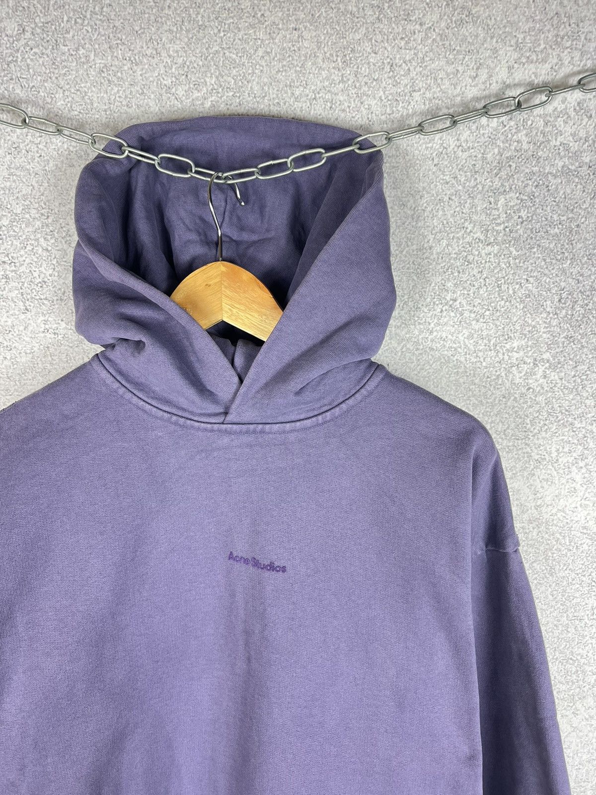Acne Studios Acne Studios Logo Hooded Sweatshirt Oversized Size US XS / EU 42 / 0 - 2 Thumbnail