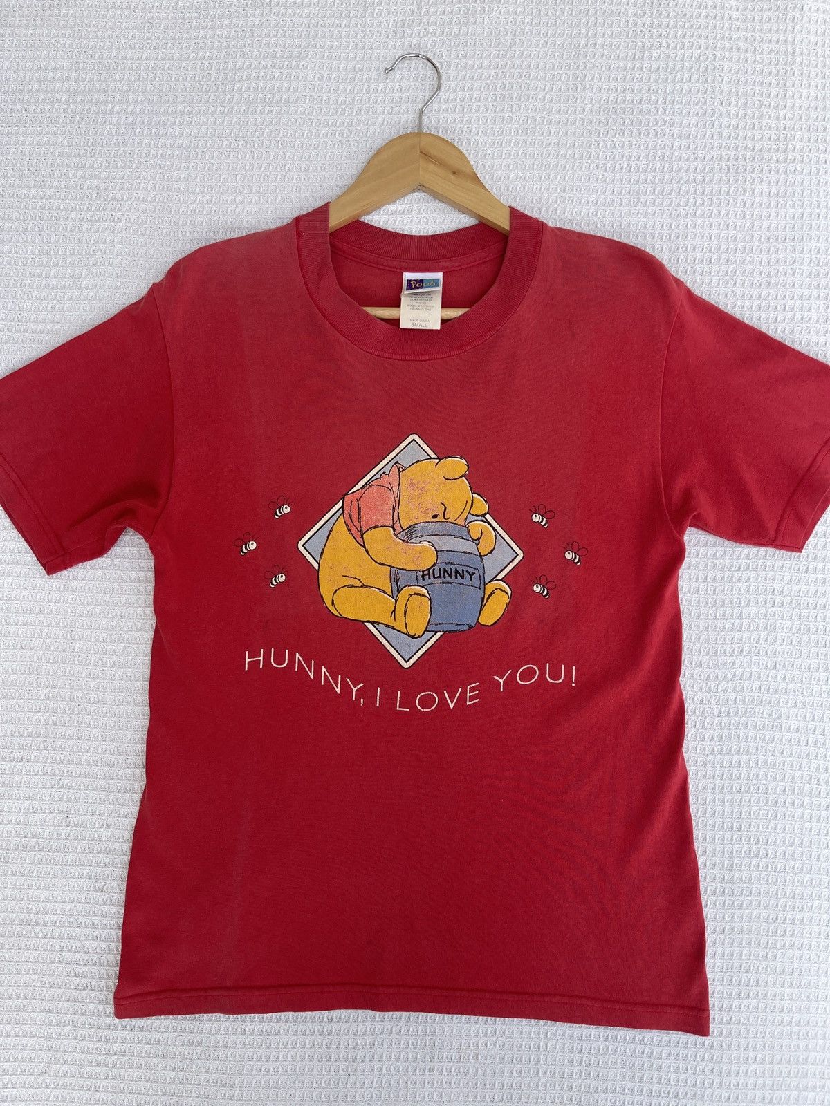 Disney Rare🔥Vintage 90s Disney Pooh Faded Tee Size US S / EU 44-46 / 1 - 6 Thumbnail