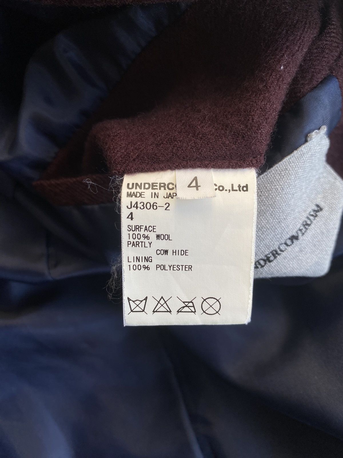 Undercover Undercover “Wool Serge Tailored Long Coat” Size 4 AW12/13 Size US L / EU 52-54 / 3 - 6 Thumbnail