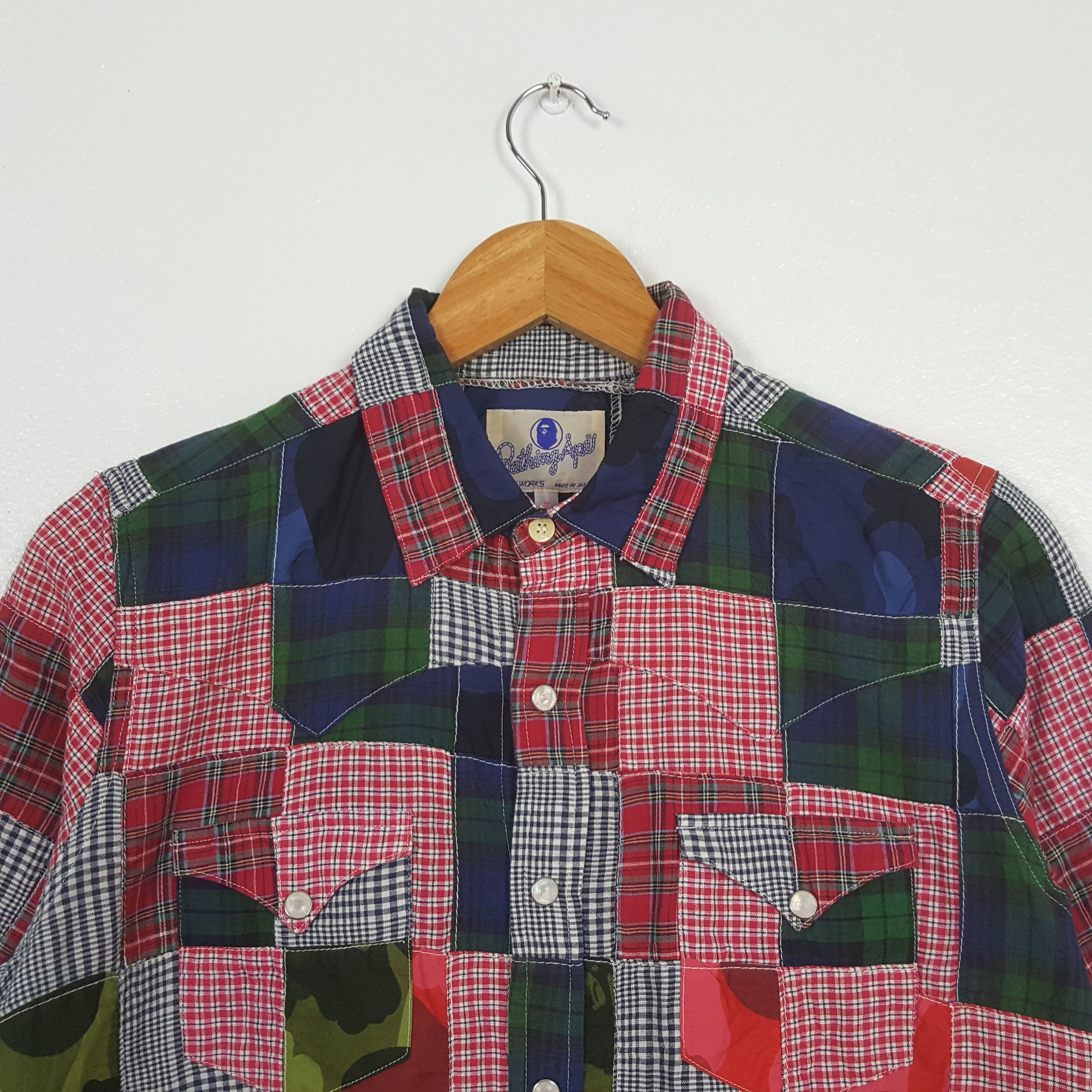 Bape Vintage A Bathing Ape Bape Japanese Brand Shirt C319N23 Size US M / EU 48-50 / 2 - 2 Thumbnail