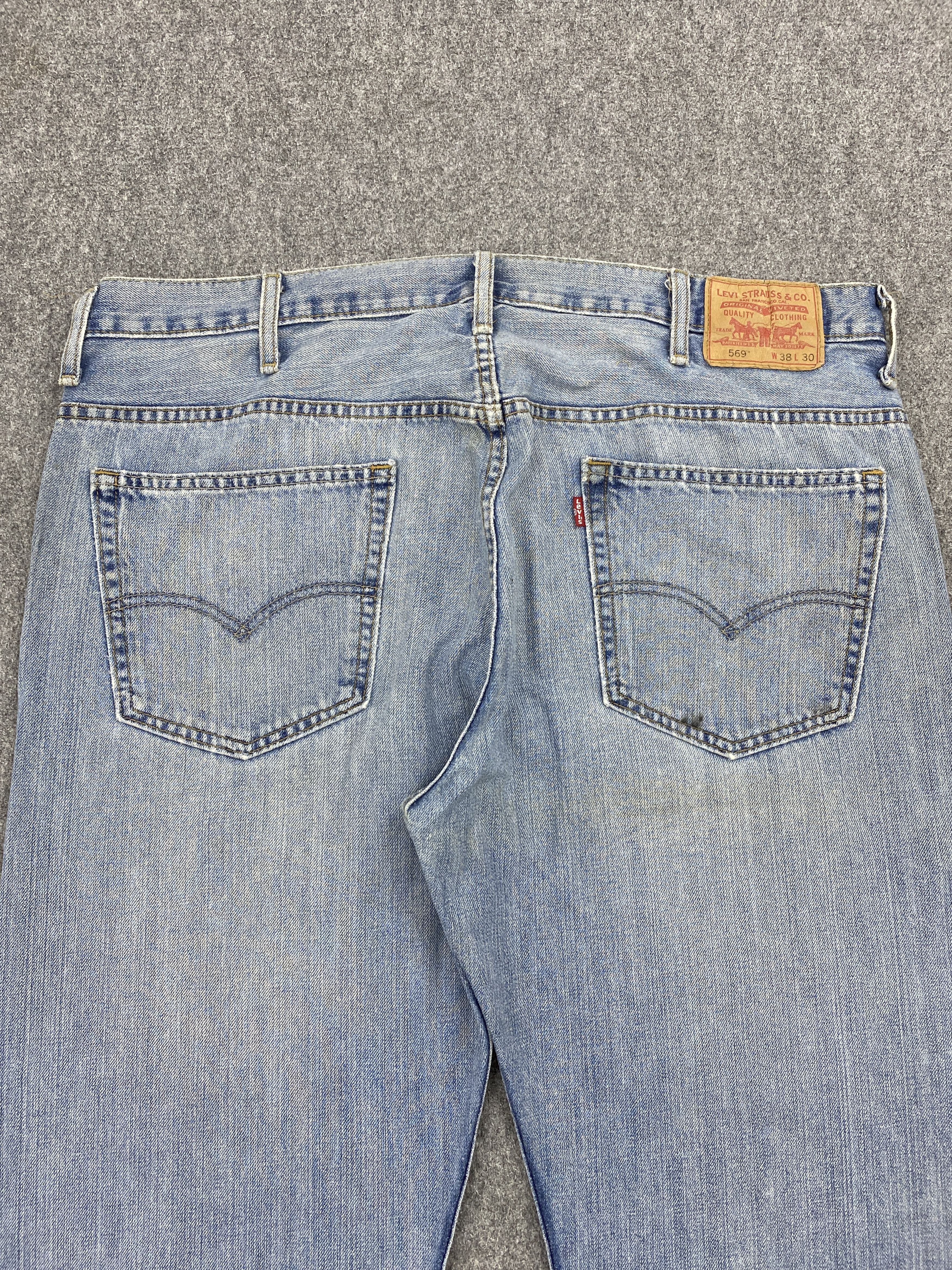 Levi's × Vintage Vintage Levis 569 Loose Straight Cut Jeans Size US 39 - 4 Thumbnail