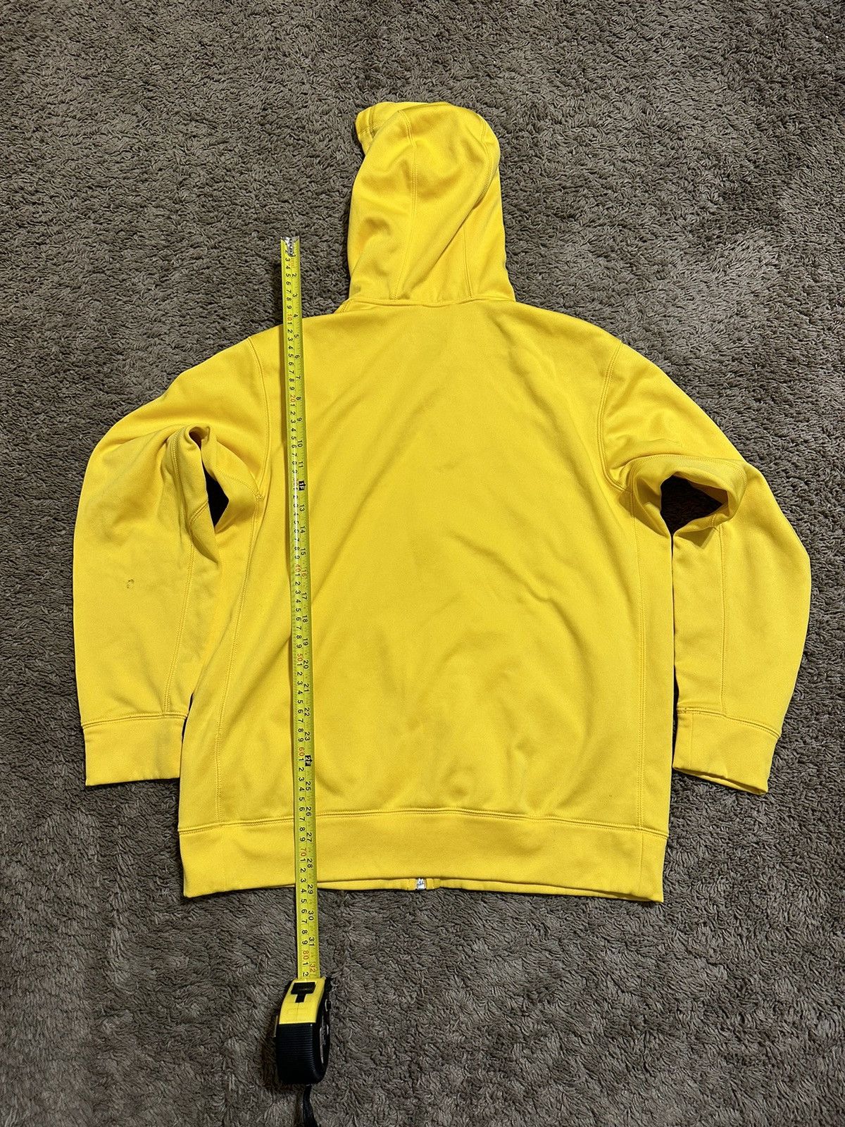 Nike × Vintage Vintage Nike dri fit “triple yellow” hoodie 00s size medium Size US M / EU 48-50 / 2 - 9 Thumbnail
