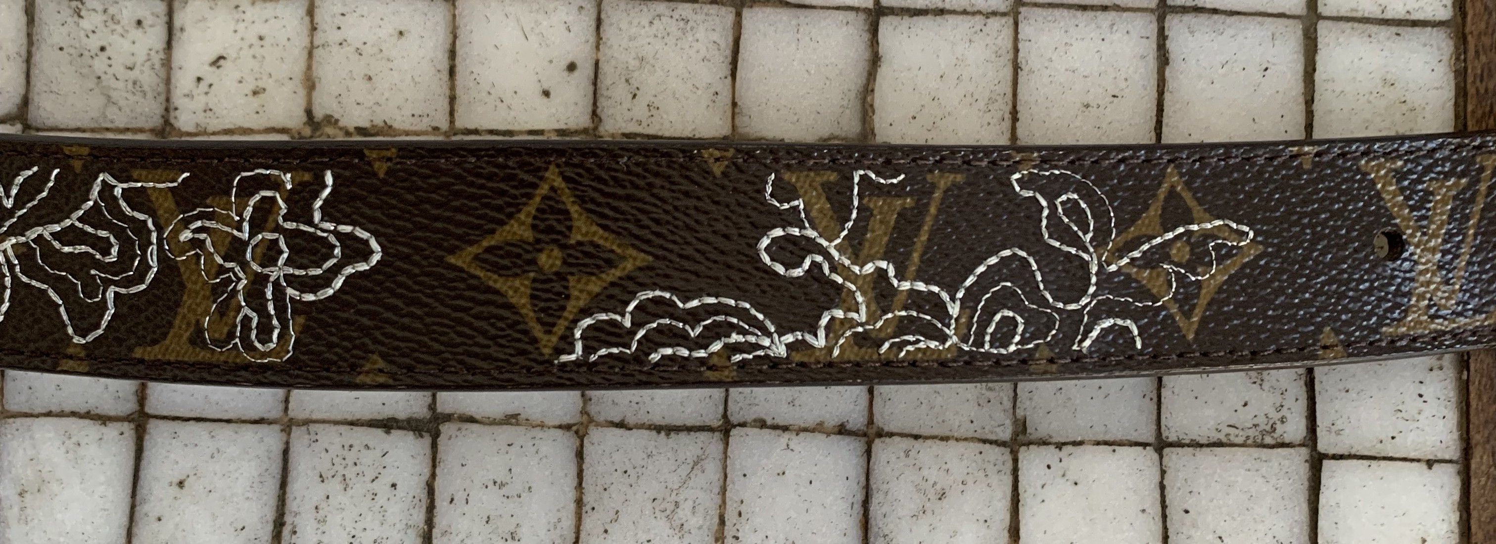 Louis Vuitton S/S 2007 Louis Vuitton Dentelle Monogram Belt + Accessories Size 28 - 6 Thumbnail