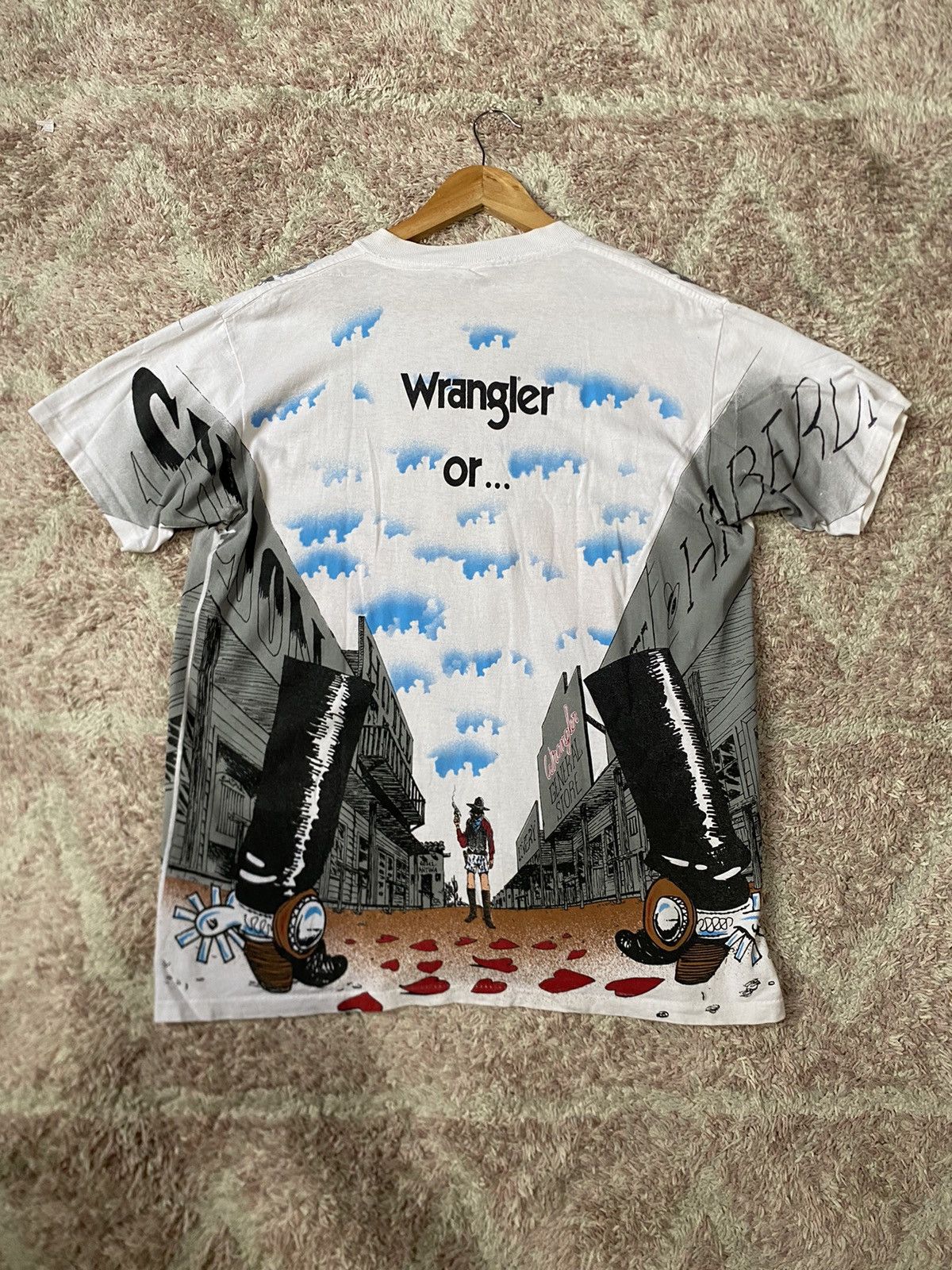 Vintage × Wrangler 90s Wrangler AOP Size US L / EU 52-54 / 3 - 2 Thumbnail