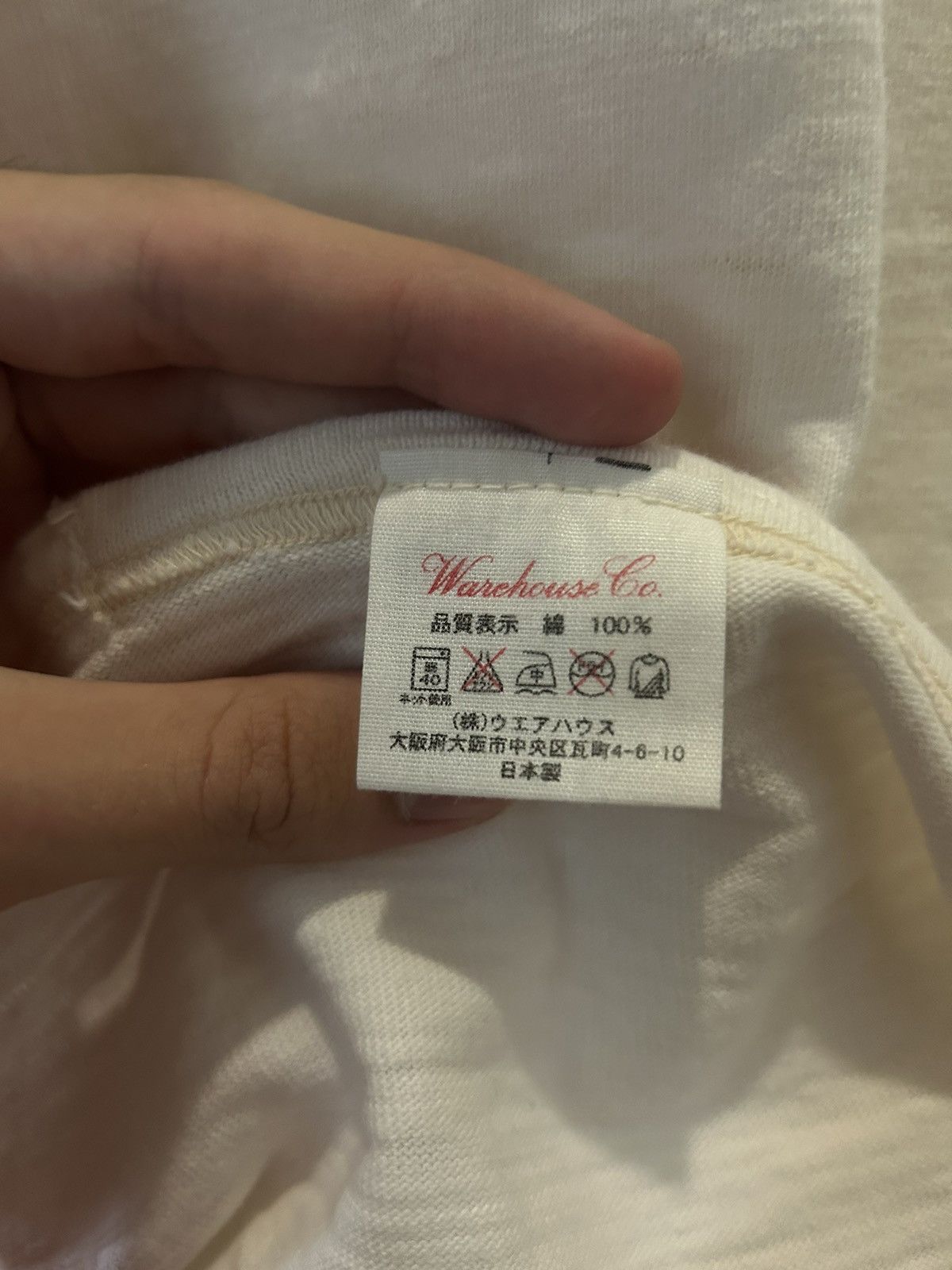 Japanese Brand × Vintage × Warehouse Long sleeved cuffed under elbow warehouse tshirt Size US S / EU 44-46 / 1 - 5 Thumbnail
