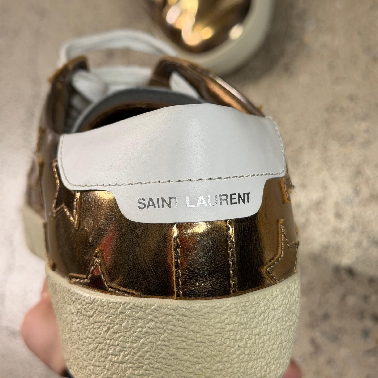 Saint Laurent Paris Saint Laurent Low-Top Court Sneakers Size US 7 / EU 40 - 7 Thumbnail