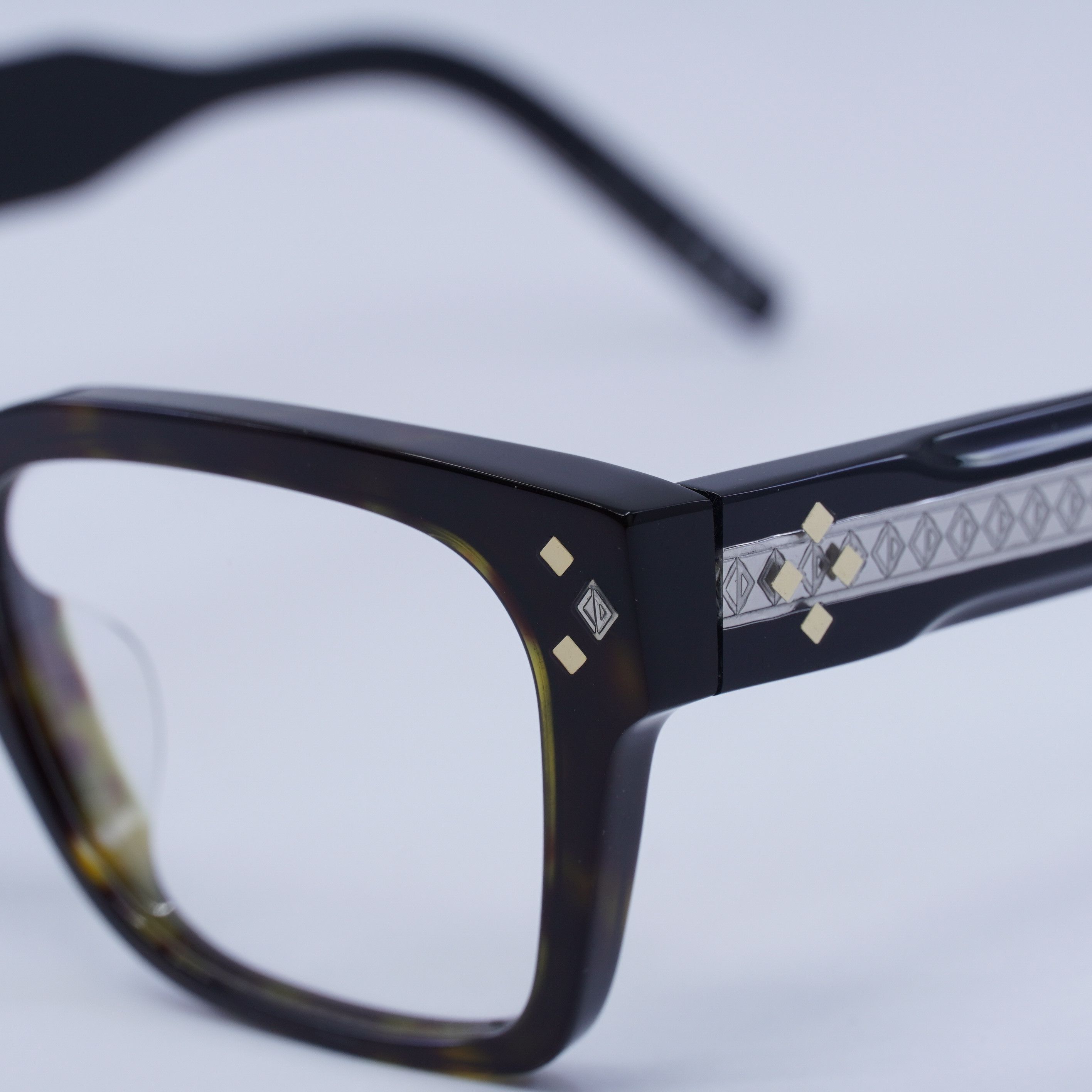Dior Dior CD DIAMONDO S1F 2000 Eyeglasses Havana 55mm Square Size ONE SIZE - 7 Thumbnail