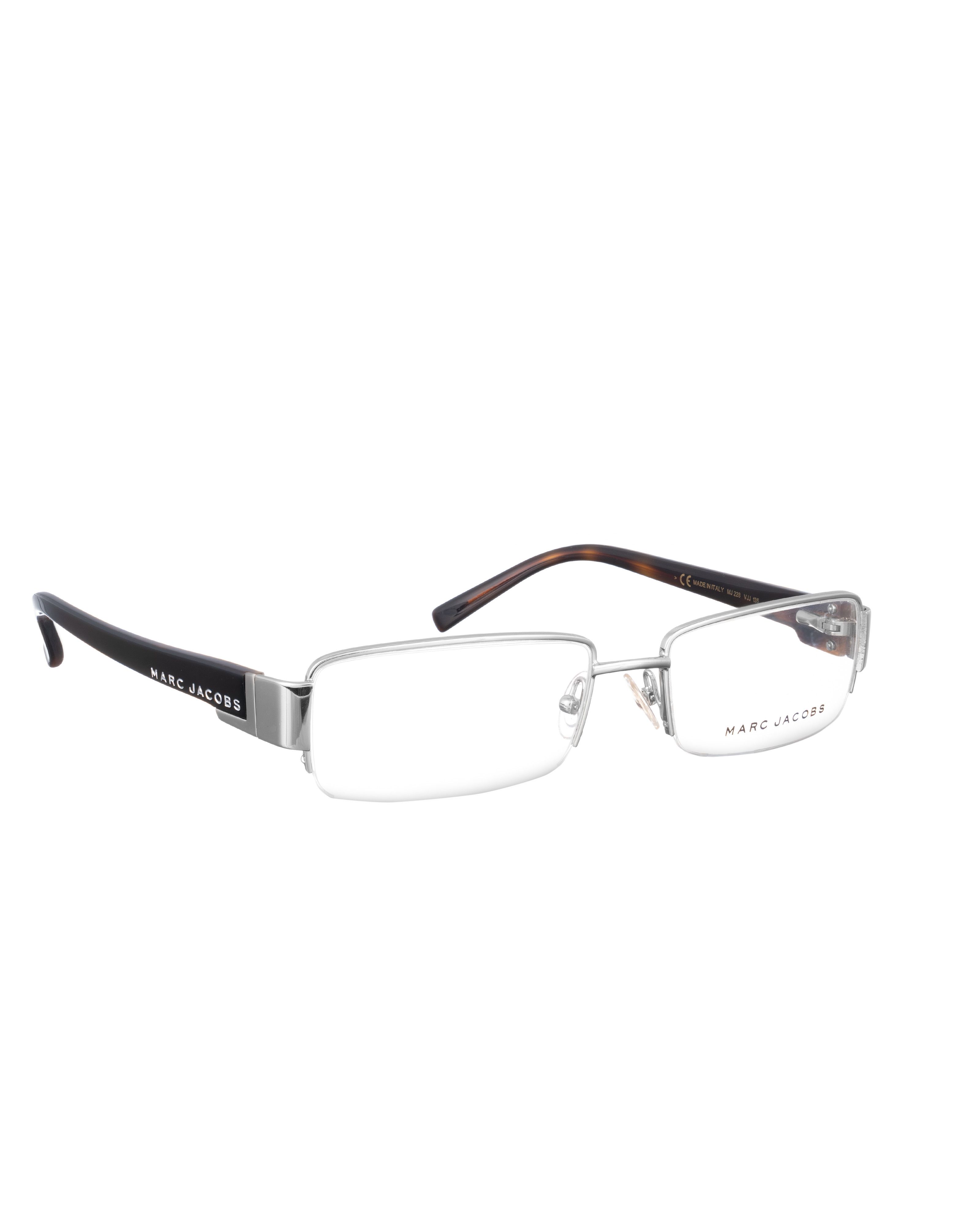 Marc Jacobs Marc Jacobs 90s Black & Brown Classic Halfrim Glasses Size ONE SIZE - 1 Thumbnail