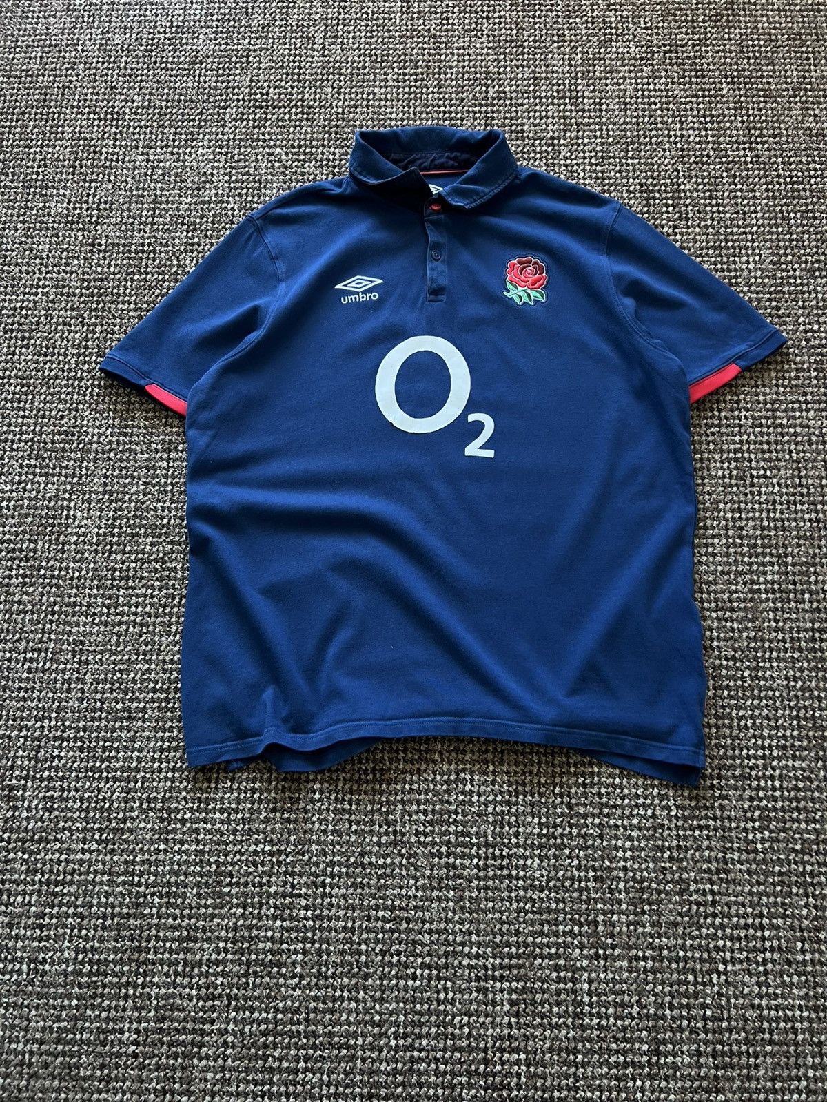 Umbro Umbro England League 02 Rugby Jersey Shirt Size US XXL / EU 58 / 5 - 2 Thumbnail
