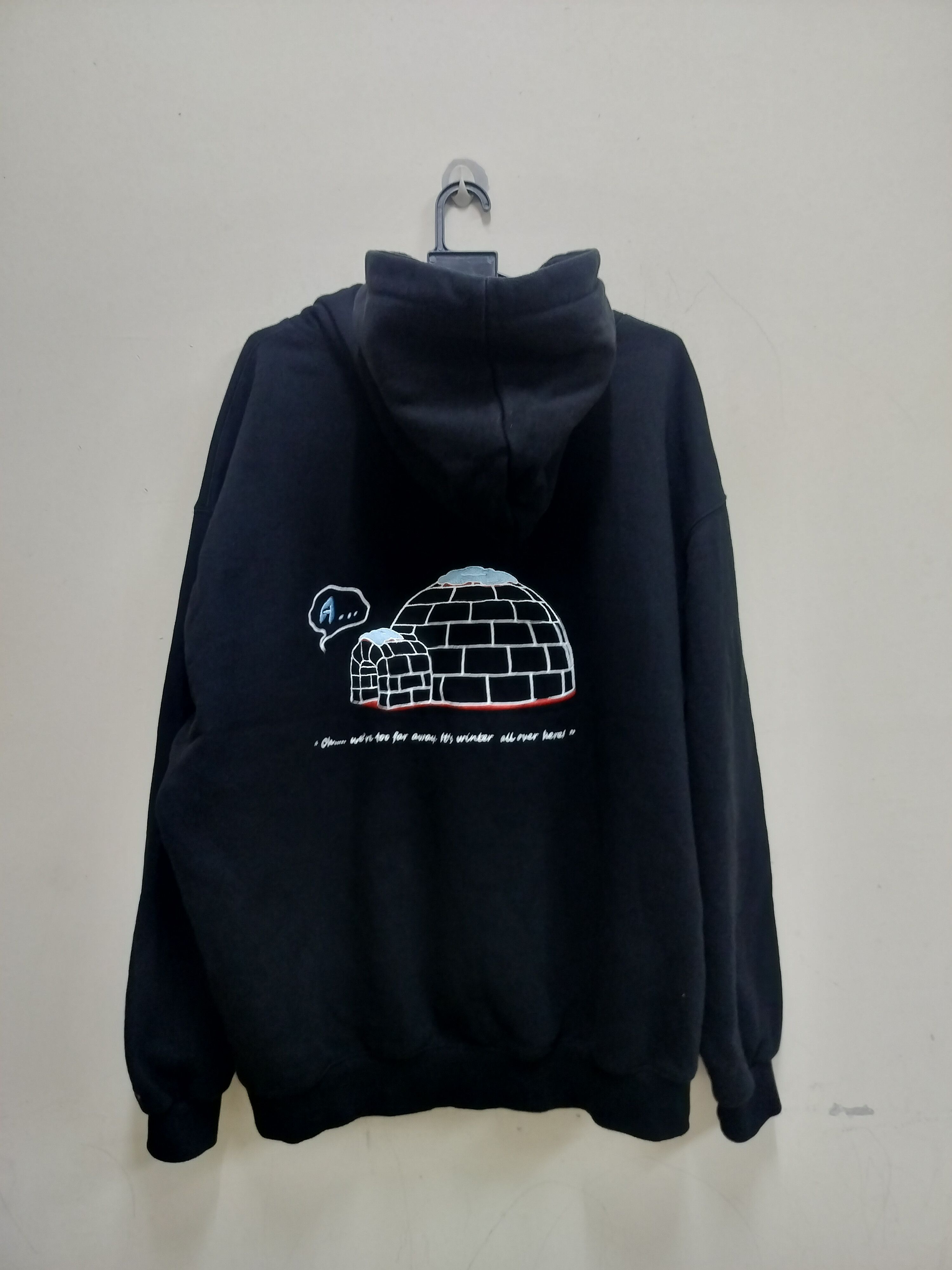 Japanese Brand Compagno igloo streetwear black hoodie Size US XL / EU 56 / 4 - 1 Thumbnail
