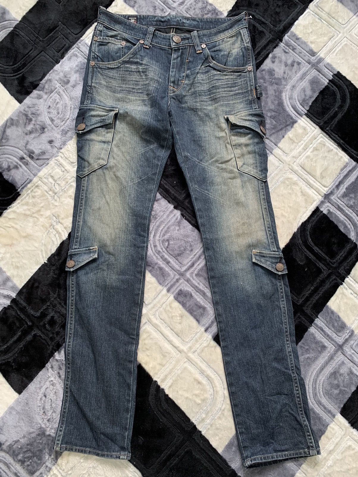 Hysteric Glamour × Japanese Brand Size 31: Vintage Bartack clothing Jeans Cargo rare Size US 31 - 1 Thumbnail