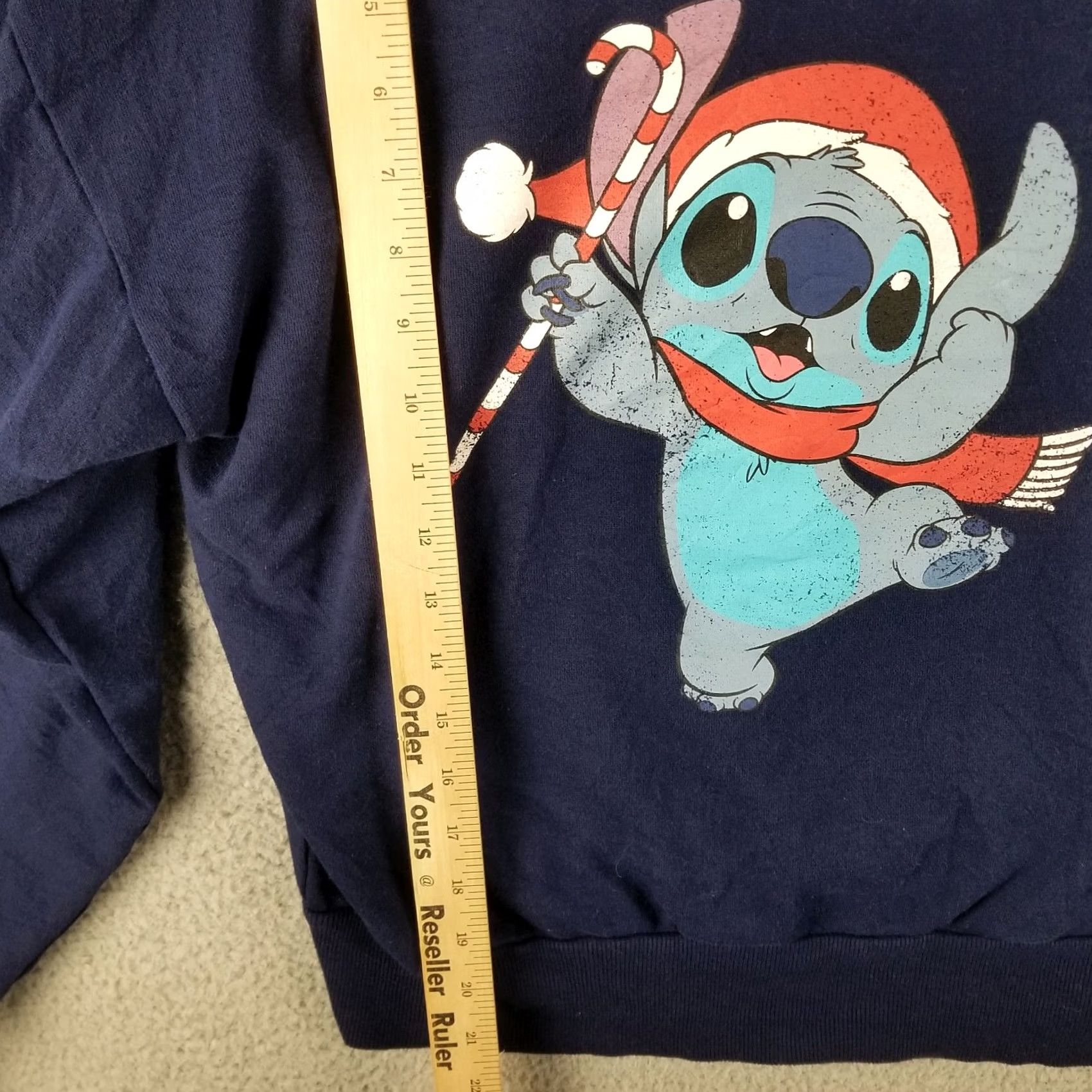 Disney Disney Lilo Stitch Crewneck Sweatshirt Women Adult Small Christmas Snowflake Graphic Print Multicolor Sweatshirt / Pullover Hoodie Size S / US 4 / IT 40 - 5 Thumbnail