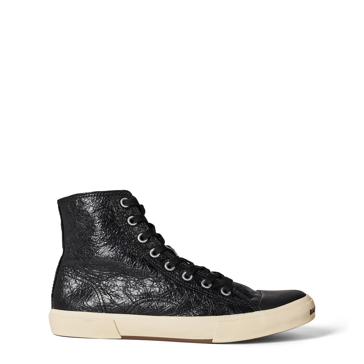Balenciaga o1g2r1mq0226 Paris High-Top Sneakers In Black Size US 9 / EU 42 - 1 Thumbnail