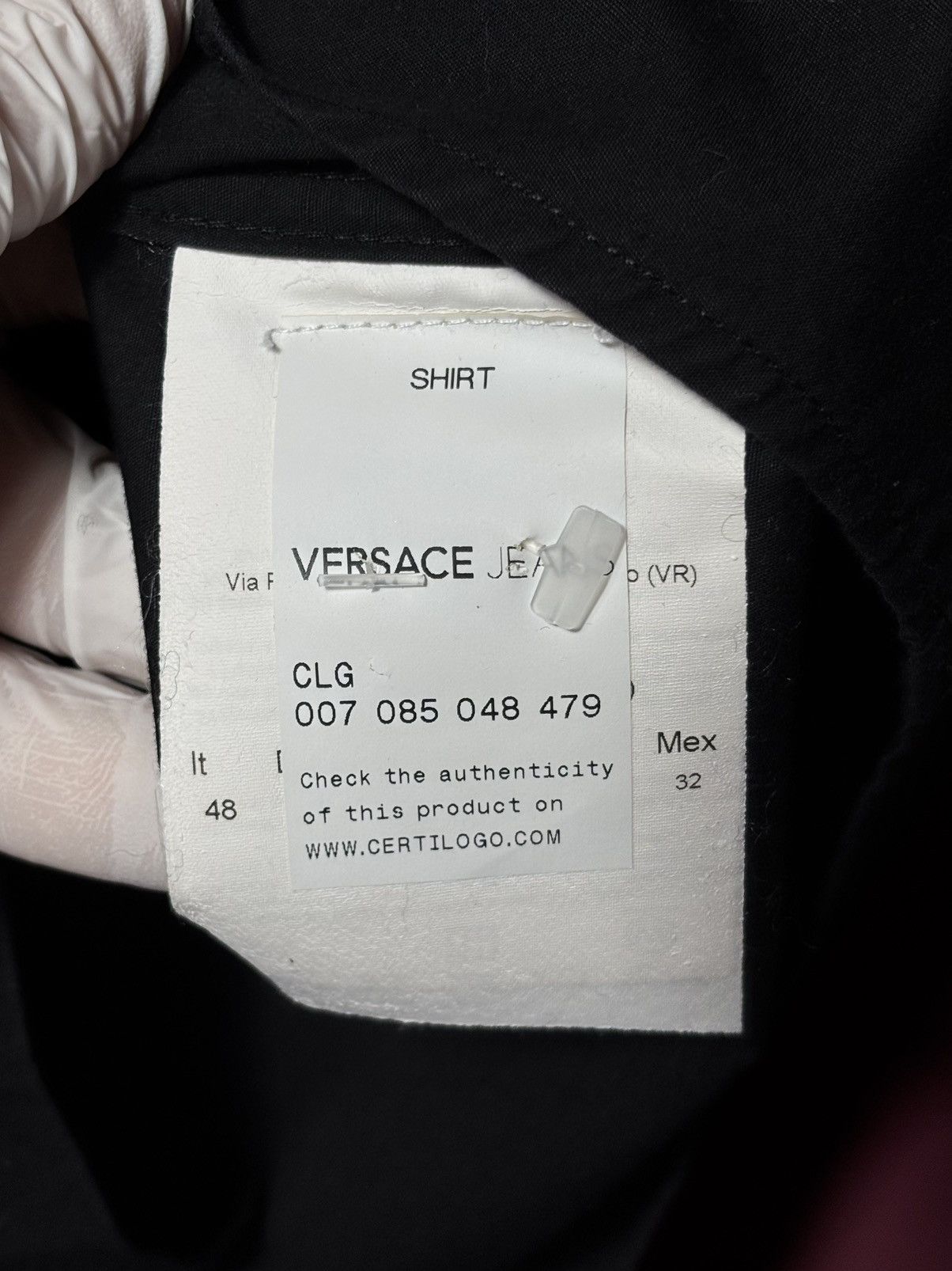 Versace Versace jeans pantera black men's shirt L size Size US M / EU 48-50 / 2 - 8 Thumbnail