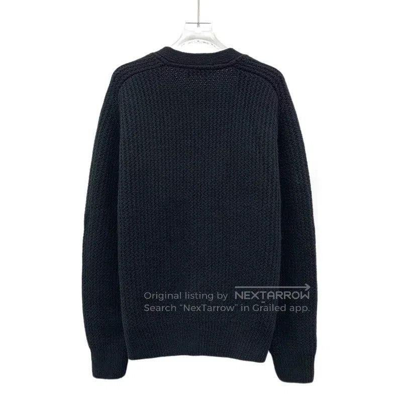 Dior Dior Black logo letter embroidery bee chain wool long-slee Size US M / EU 48-50 / 2 - 2 Thumbnail