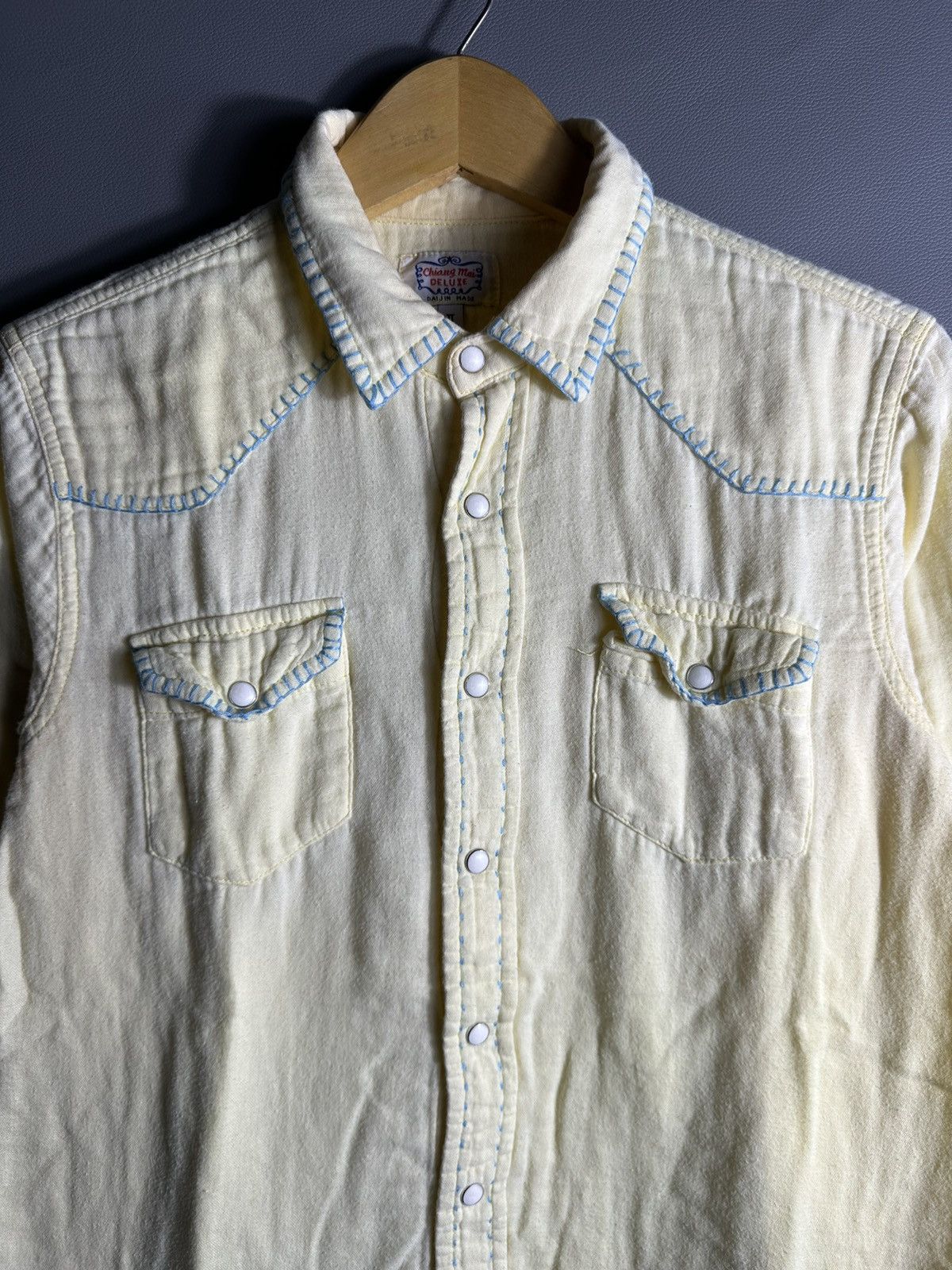 Beauty Beast 90s OUTER SEAM SHIRT BUTTON ISSEY MIYAKE YSFORMEN STYLE Size US M / EU 48-50 / 2 - 2 Thumbnail