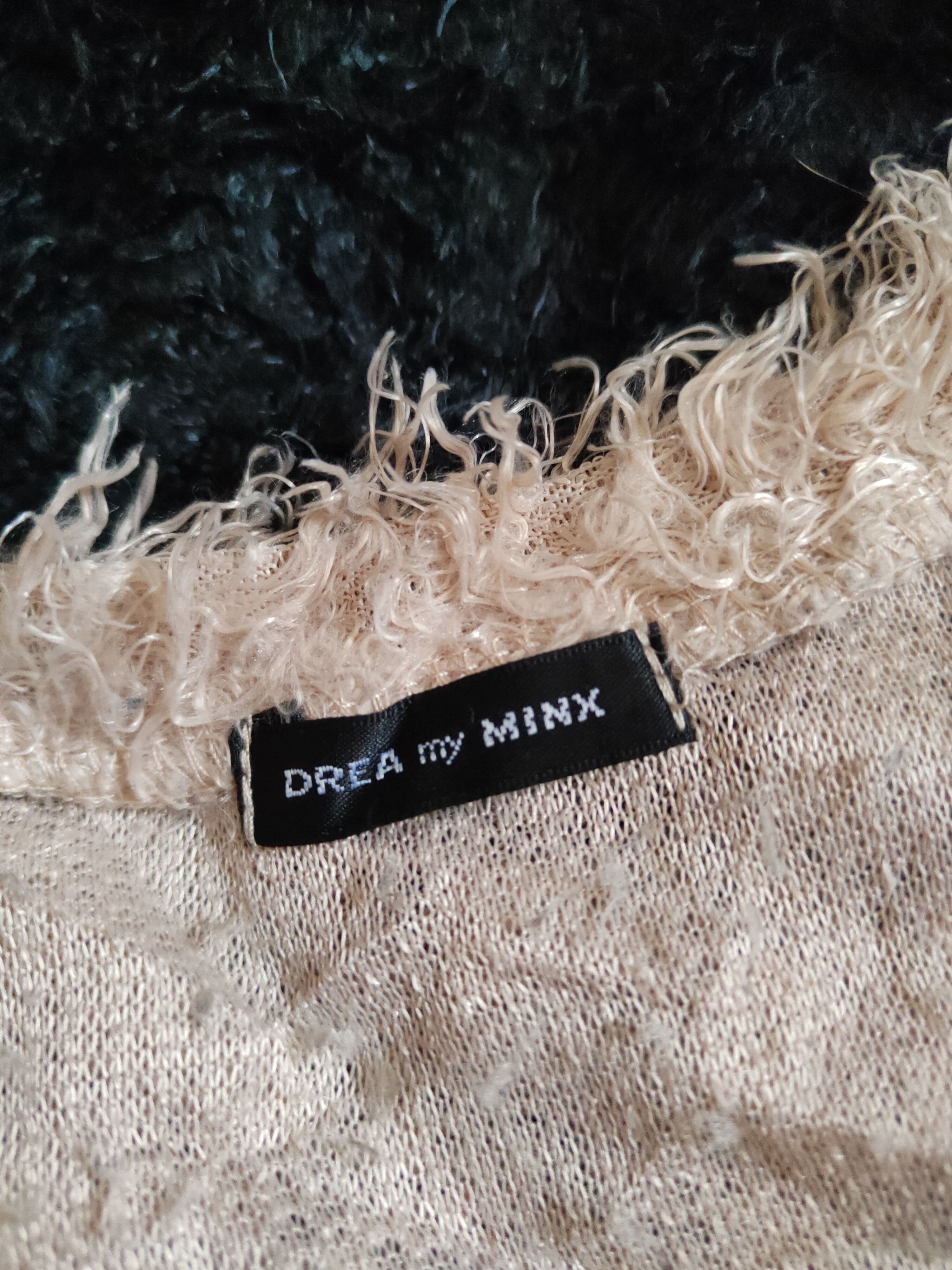 Japanese Brand × Vintage Drea my Minx Black Brown Fur Mohair Knitwear #S2187 Size L / US 10 / IT 46 - 12 Thumbnail