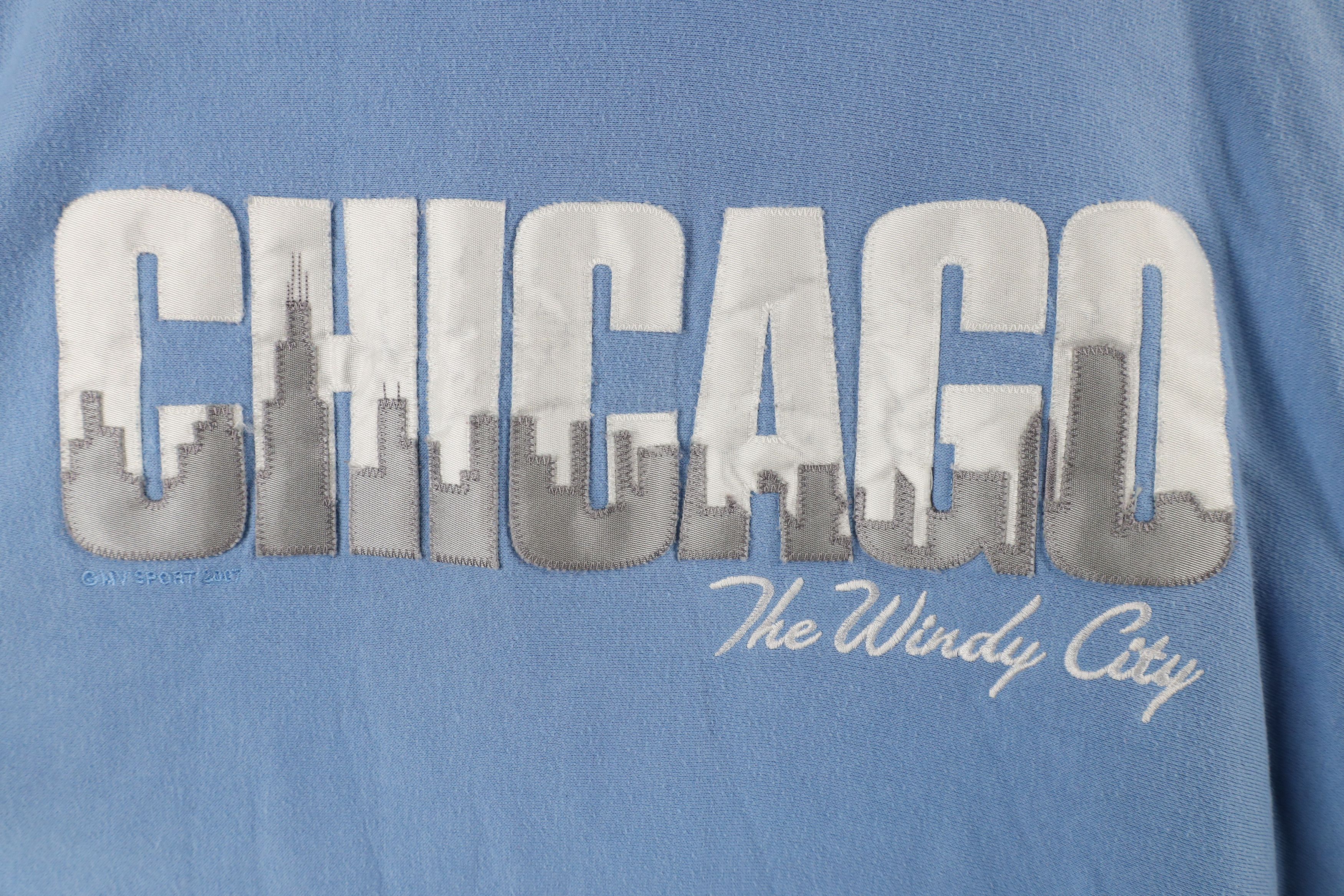 Vintage Vintage Y2K Streetwear Out Chicago The Windy City Hoodie Size US M / EU 48-50 / 2 - 4 Thumbnail