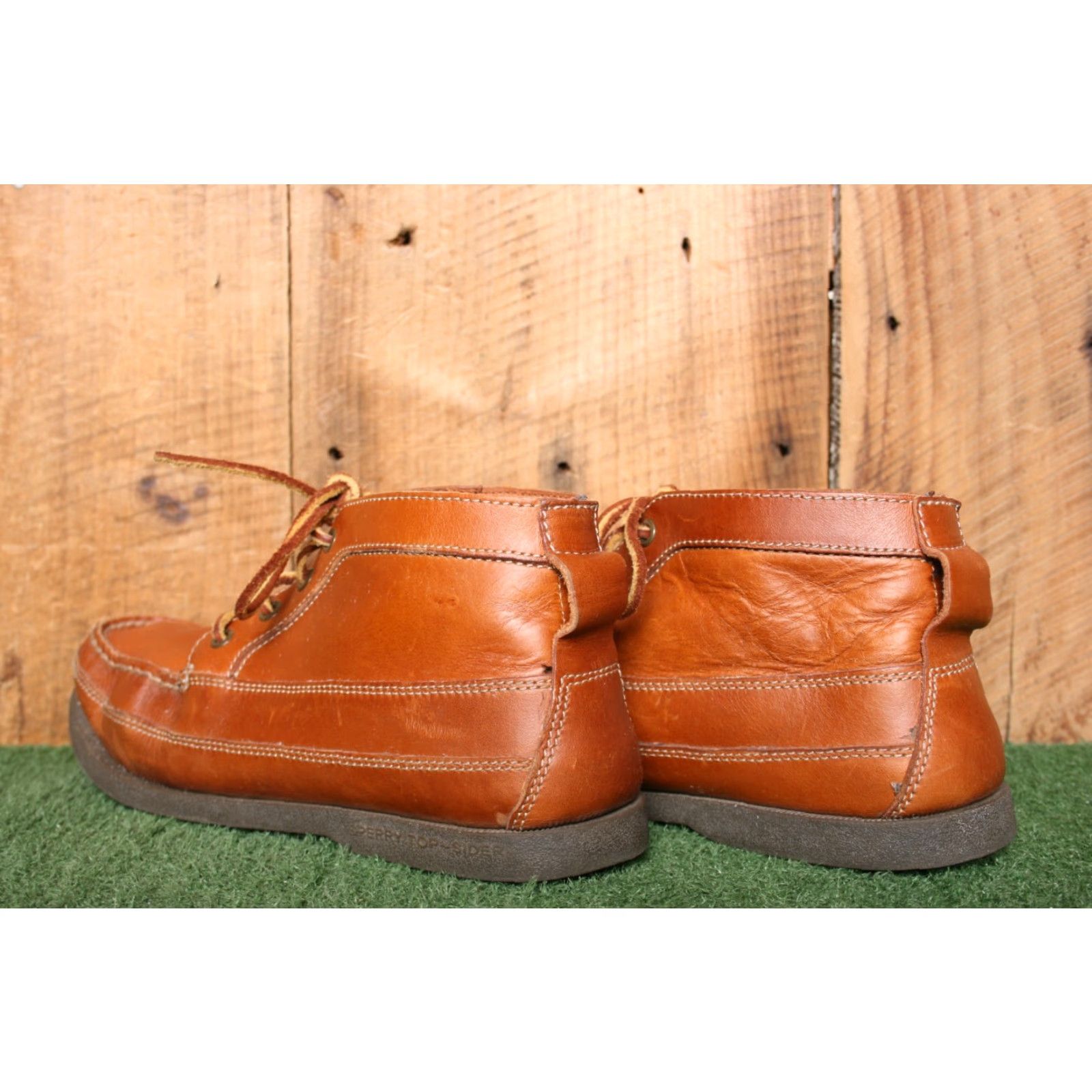 Sperry SPERRY TOP-SIDER x J.Crew Tan Leather Mid-Ankle Chukka Boots Men Sz. 9M Size US 9 / EU 42 - 3 Thumbnail