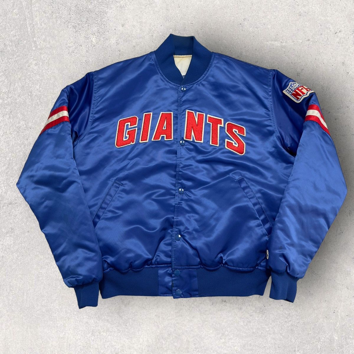 NFL × Starter × Vintage Vintage New York Giants satin bomber jacket Size US L / EU 52-54 / 3 - 1 Thumbnail