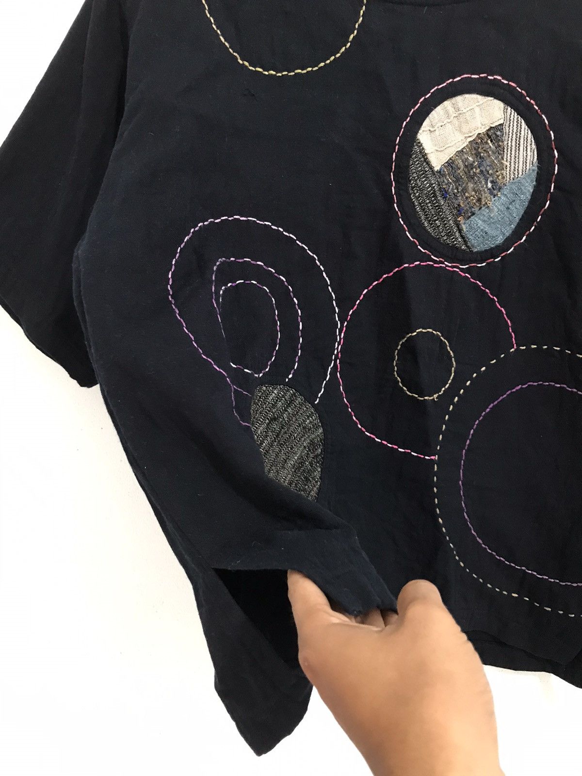 Issey Miyake Undefined Patchwork Tshirt Boro Sashiko kapital Style Size US M / EU 48-50 / 2 - 3 Thumbnail