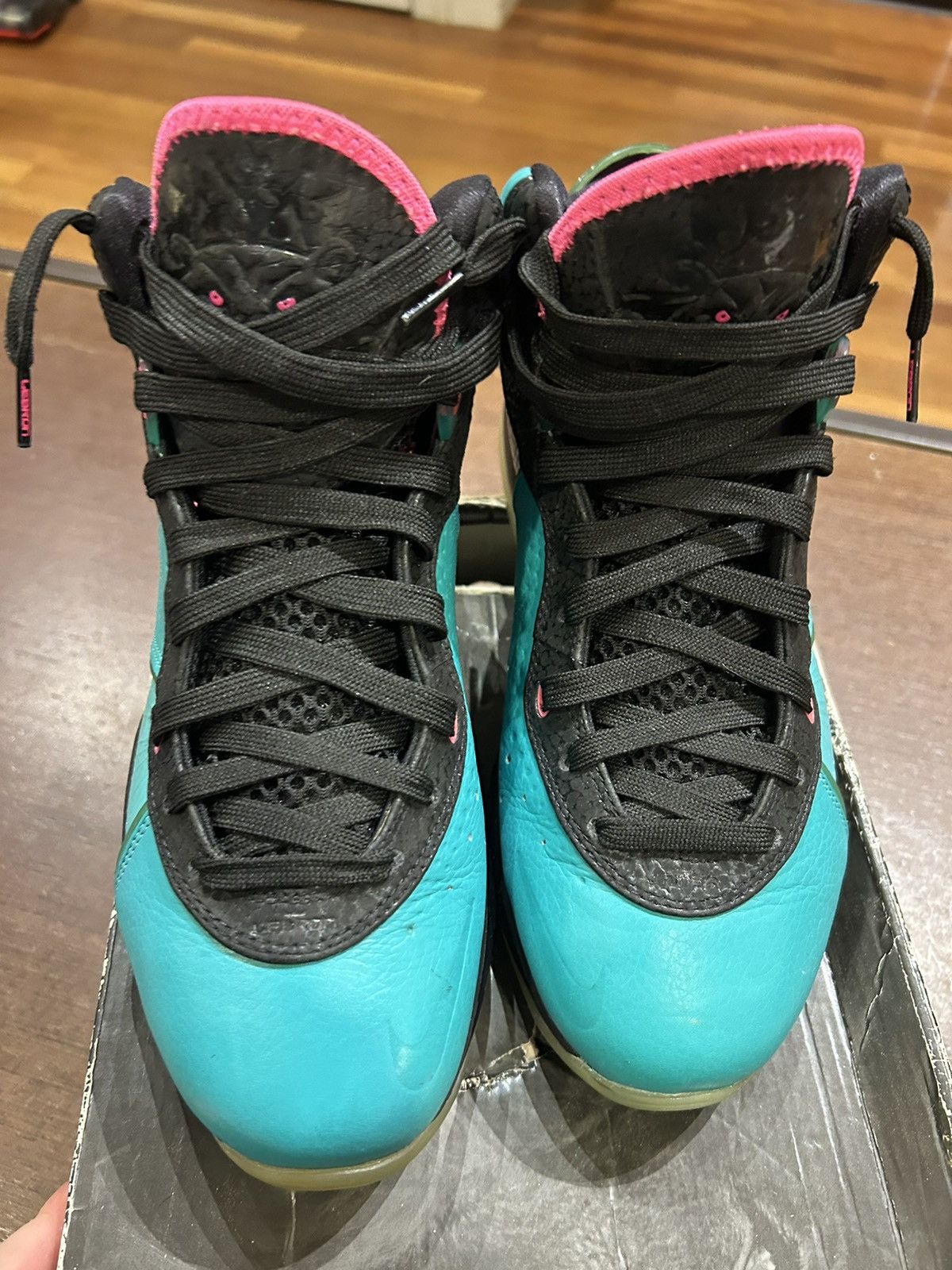 Nike Lebron 8 High ‘Pre Heat South Beach’ Size US 8.5 / EU 41-42 - 4 Thumbnail