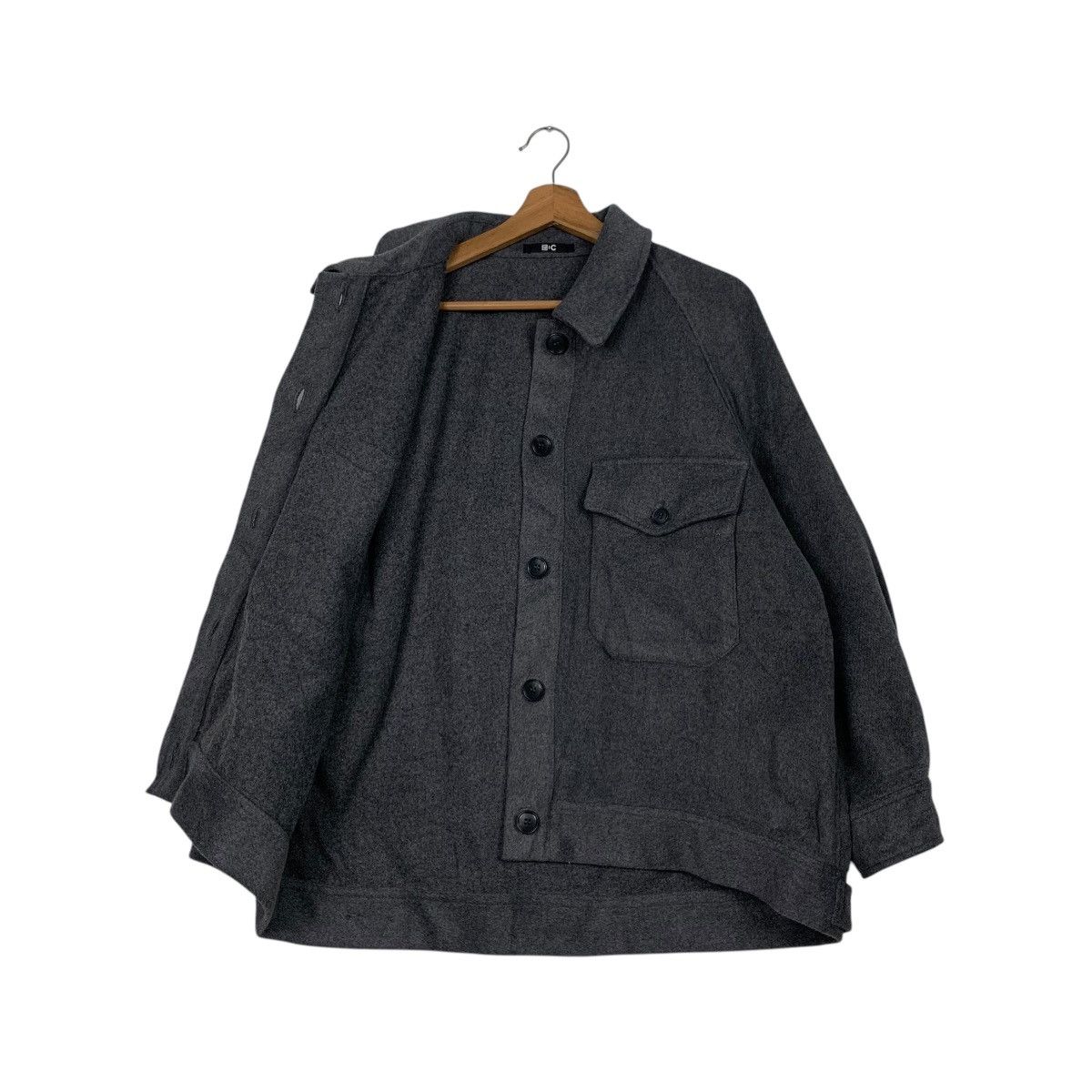 Uniqlo UNIQLO X CLARE WAIGHT KELLER Wool Flannel Jacket #2491-C112 Size L / US 10 / IT 46 - 9 Thumbnail