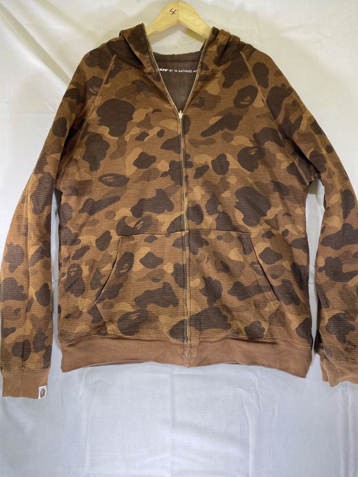 Bape OG thermal hoodie Size US XL / EU 56 / 4 - 1 Thumbnail