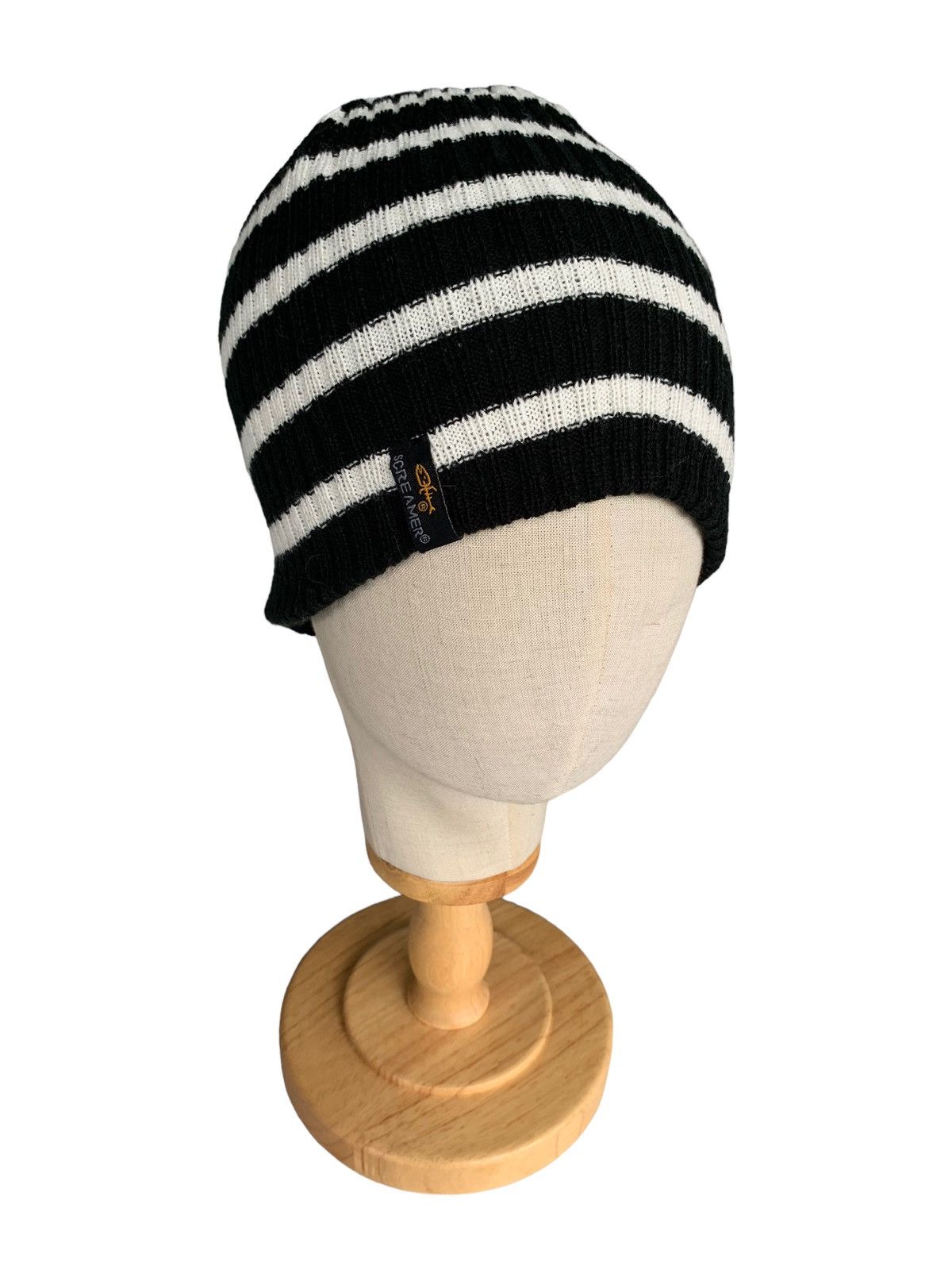Japanese Brand × Vintage Screamer Stripes Reversible Rare Beanie Hats Size ONE SIZE - 3 Thumbnail
