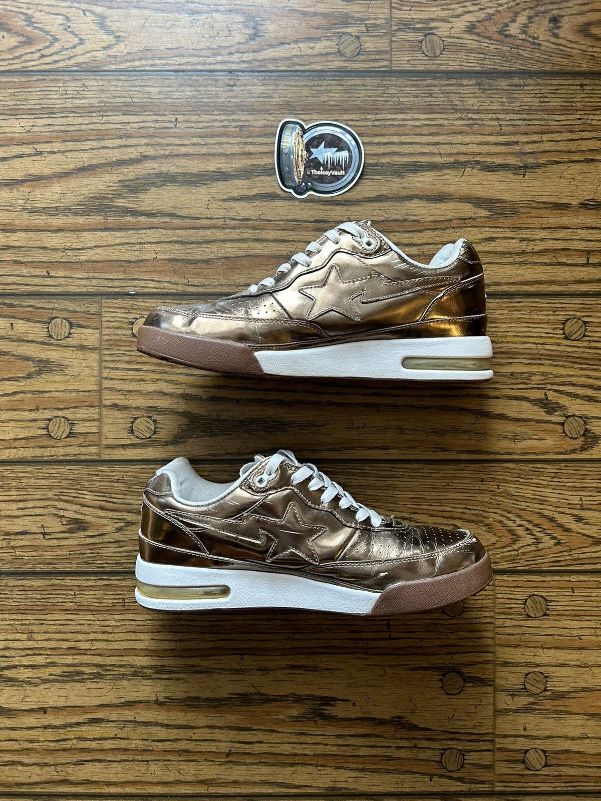 Bape Bape Gold Roadstas Size US 9.5 / EU 42-43 - 2 Thumbnail