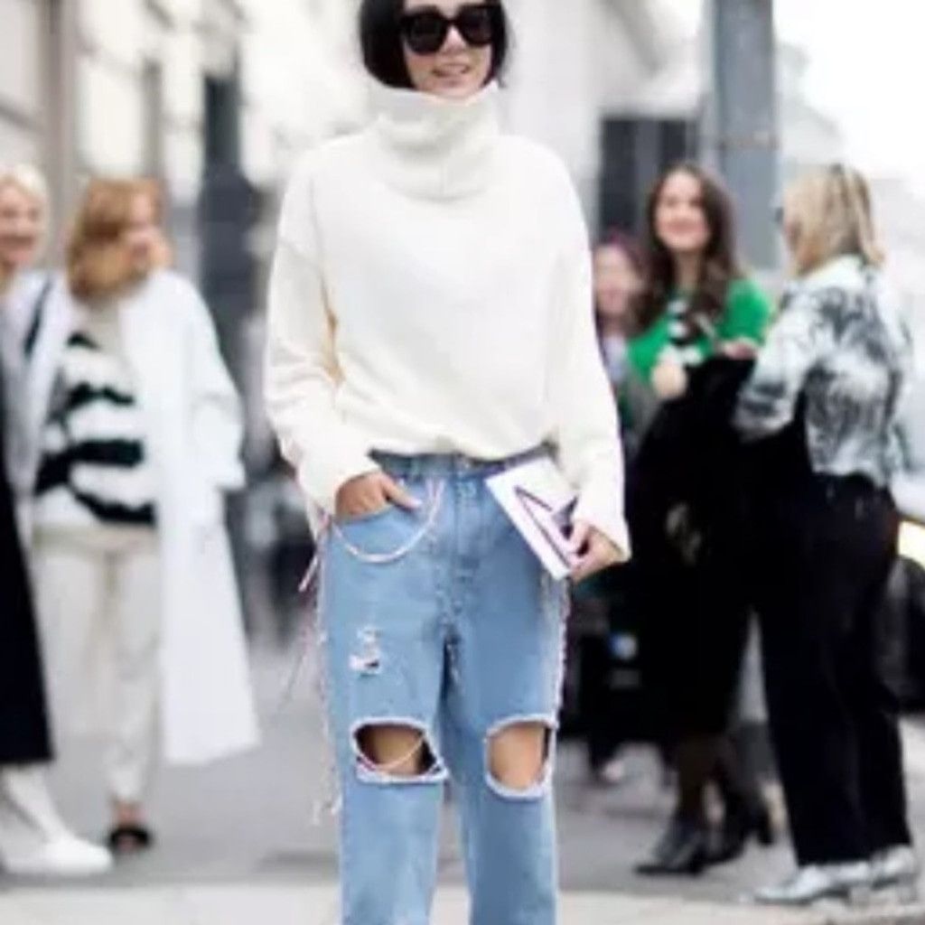 3.1 Phillip Lim PHILLIP LIM Designer White Cream Turtleneck Sweater Size S Size XS / US 0-2 / IT 36-38 - 5 Thumbnail