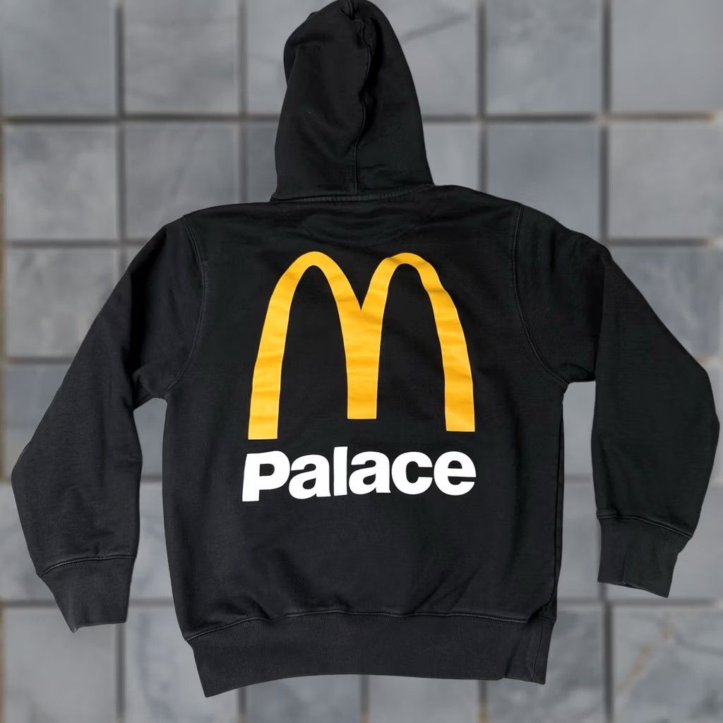 Palace Palace McDonalds Sweatshirt Hoodie Mens L Black Graphic Print Logo Pullover Crew Neck Hooded Skateboarding Jacket Type: Hoodie Size US L / EU 52-54 / 3 - 1 Thumbnail