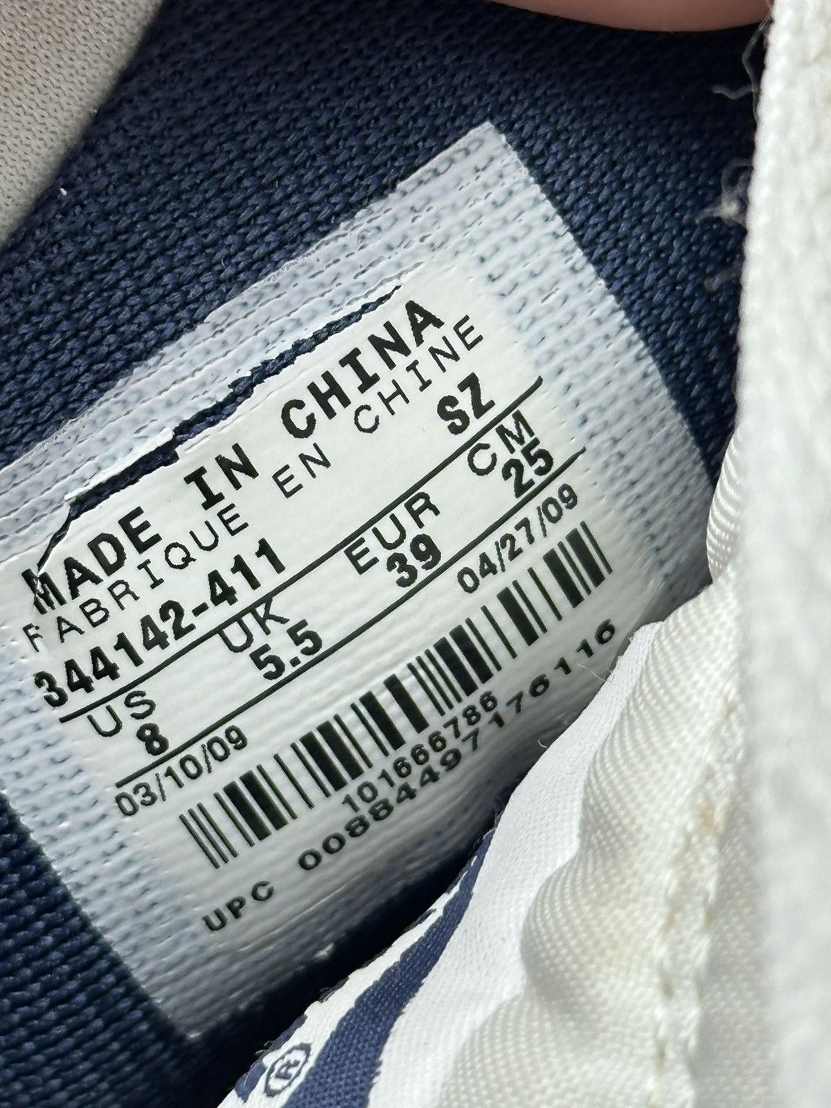 Nike Nike Dunk High VNTG Gingham Navy Check 2009 Size US 8 / IT 38 - 14 Thumbnail