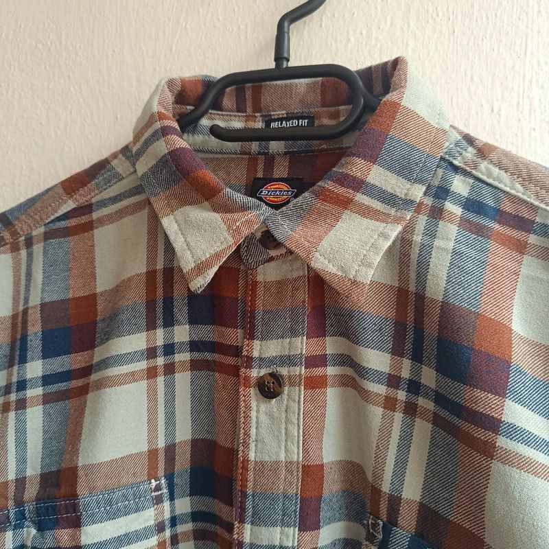 Dickies Dickies Flannel Plaid Shirt Mens Small S Pockets Long Sleeve Size US S / EU 44-46 / 1 - 5 Thumbnail