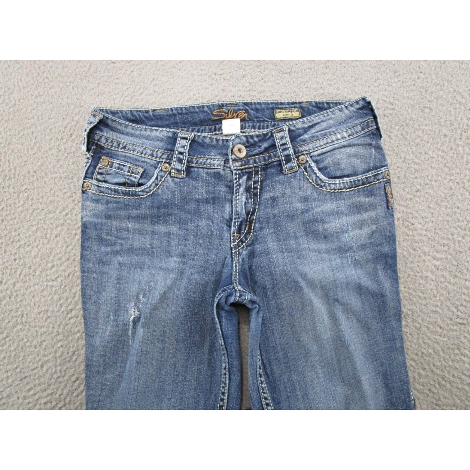 Silver Jeans Co. VTG Y2K Silver Jeans Co Suki Surplus Bootcut Blue Jeans Womens Size 30x32 Size 30" / US 8 / IT 44 - 3 Thumbnail