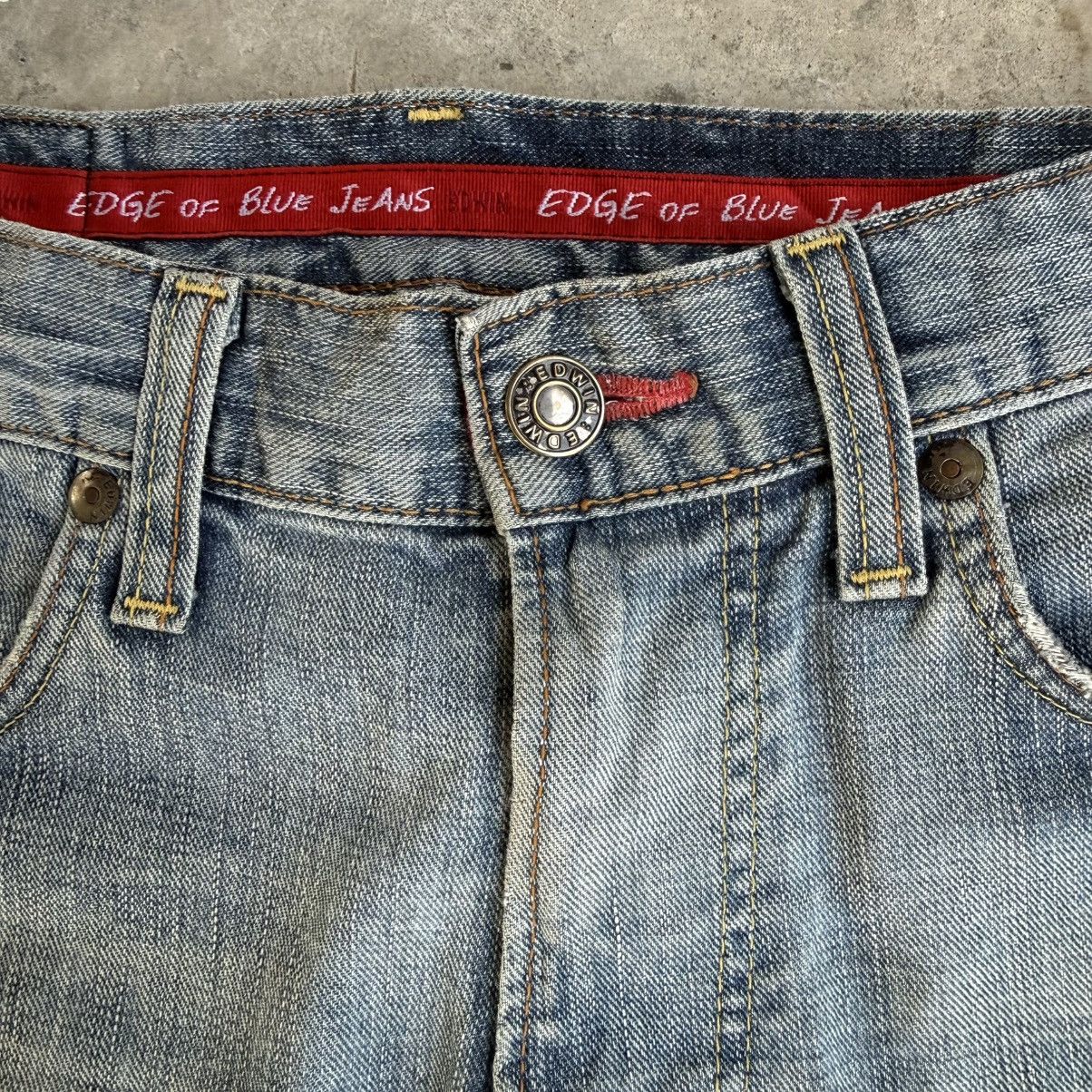 Edwin Vintage Edwin Faded Distressed Denim Jean Pants W34 Size US 34 / EU 50 - 4 Thumbnail