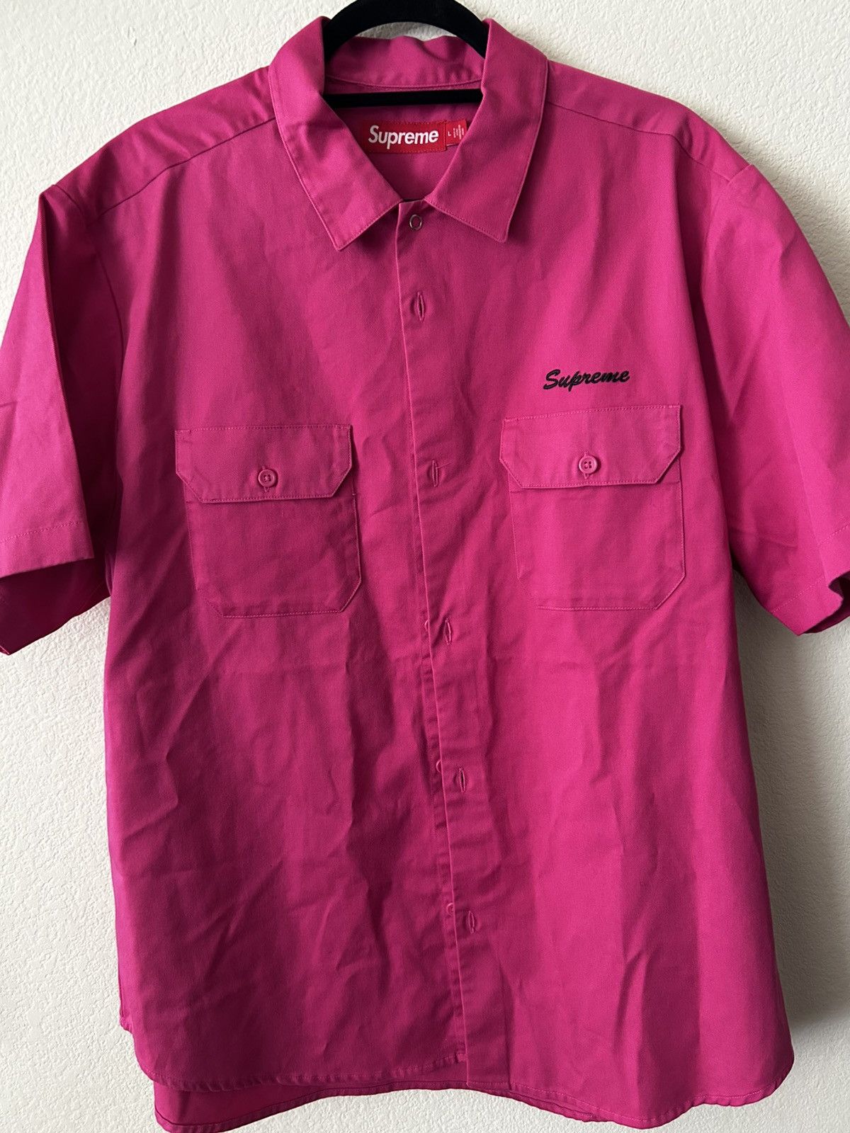 Supreme Supreme Rhinestone Pin Up S/S Work Shirt Size US L / EU 52-54 / 3 - 2 Thumbnail