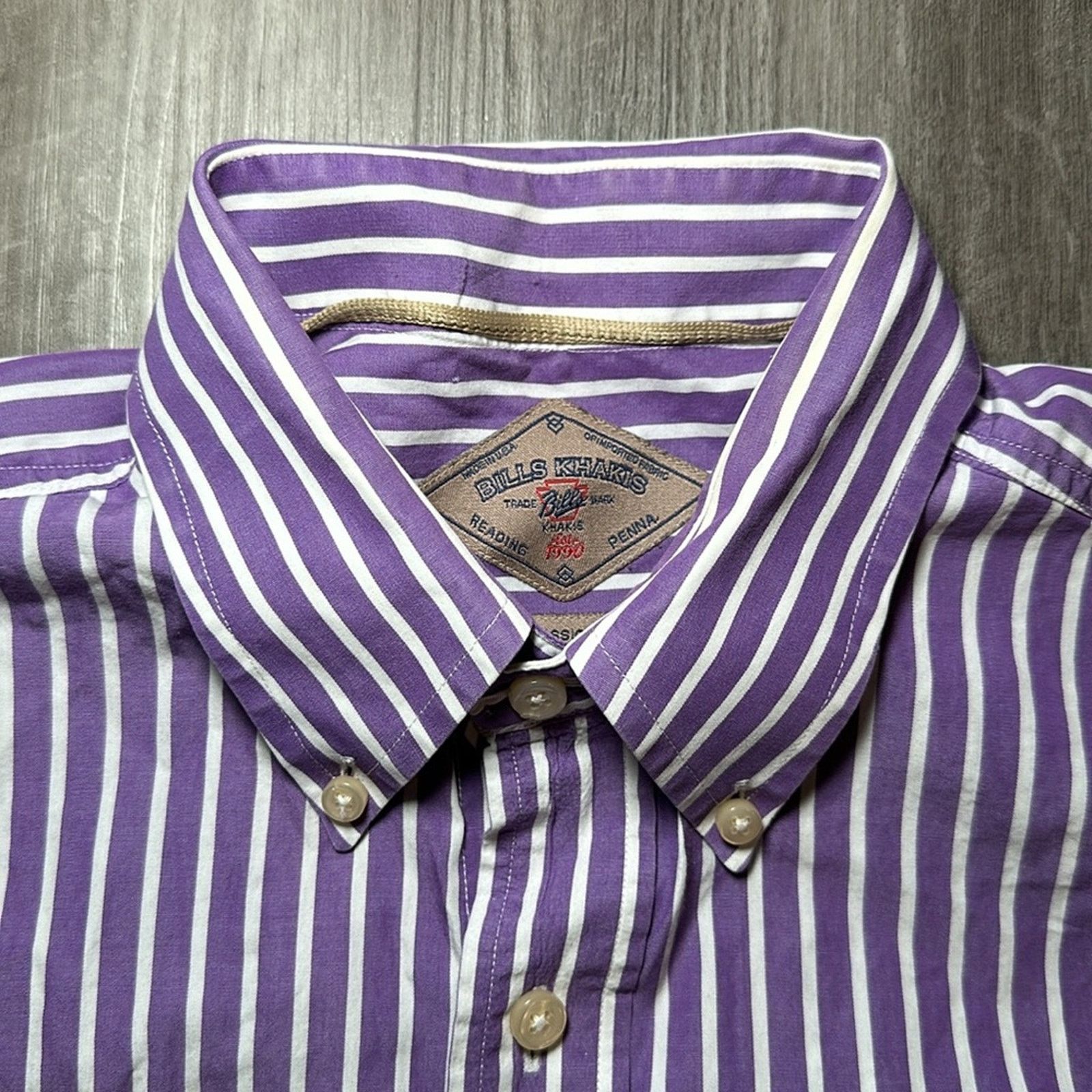 Bills Khakis Bills Khakis Classic Fit Long Sleeve Button Down - Medium Size US M / EU 48-50 / 2 - 7 Thumbnail