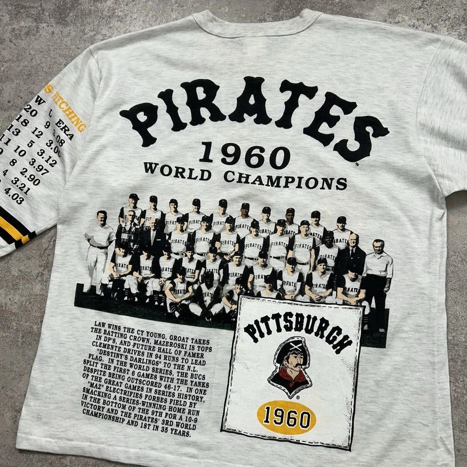 MLB × Vintage PITTSBURGH PIRATES LONG GONE RAGLAN SHIRT AOP SIZE XL Size US XL / EU 56 / 4 - 4 Thumbnail