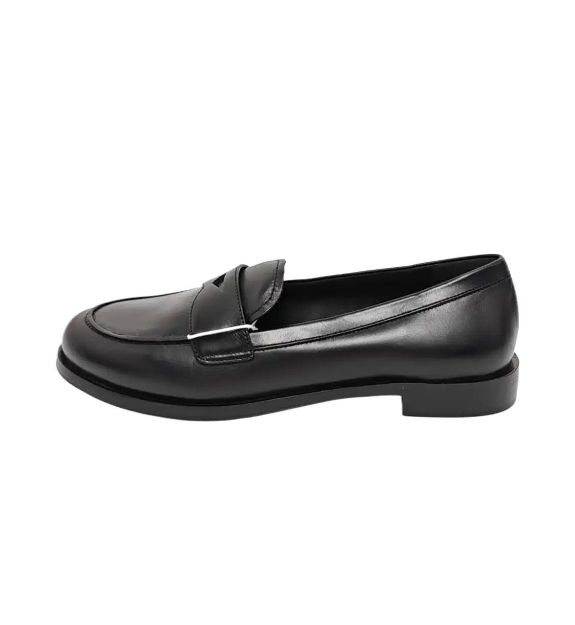 Prada Spring, Autumn Black Leather Women's Low Heels 39.5, Women's