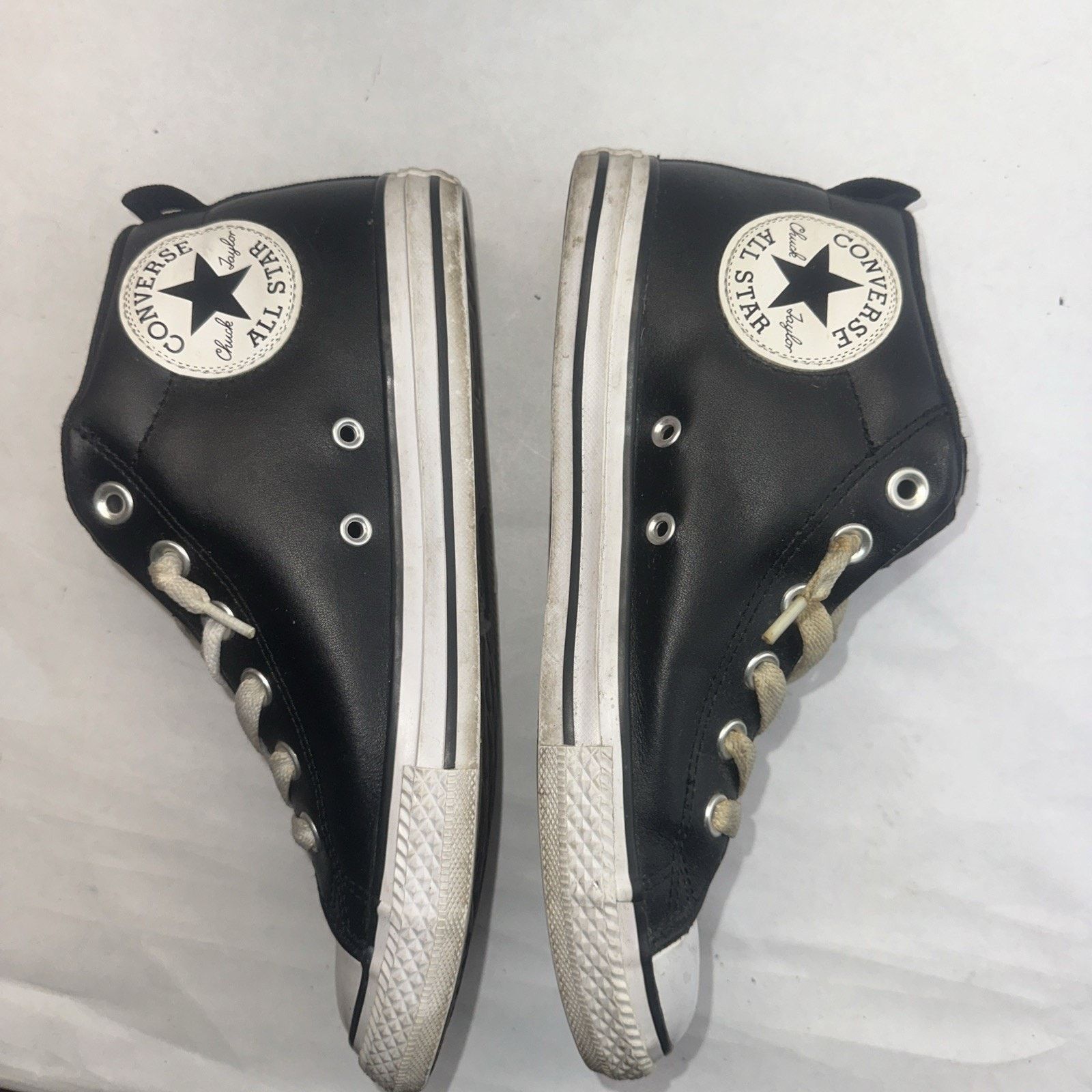 Converse Converse CT All Star Street 663835C Black Leather Juniors 5 Size US 5 / IT 35 - 8 Thumbnail