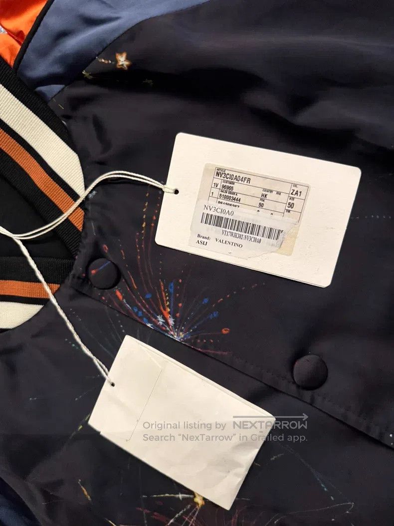 Valentino Valentino Fireworks silk jacket Size US L / EU 52-54 / 3 - 9 Thumbnail
