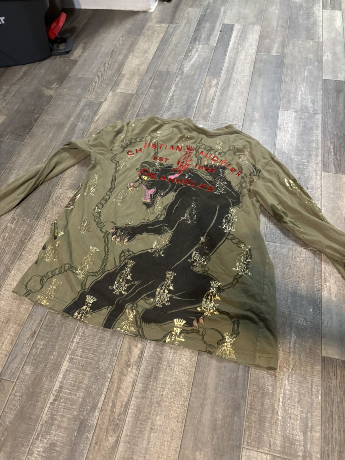 Christian Audigier Y2k Christian Audigier long sleeve Size US M / EU 48-50 / 2 - 4 Thumbnail