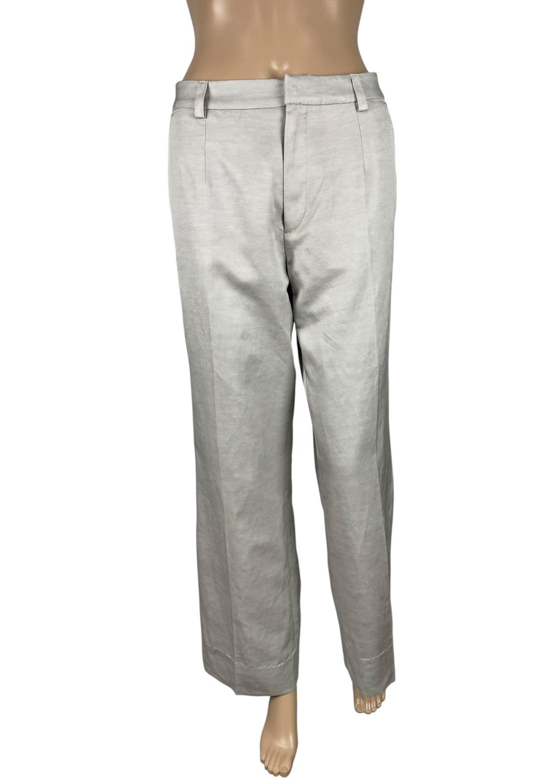 Misbhv MISBHV Linen-Cupro Dress Pants Wide Leg size L Size 36" / US 14 / IT 50 - 2 Thumbnail