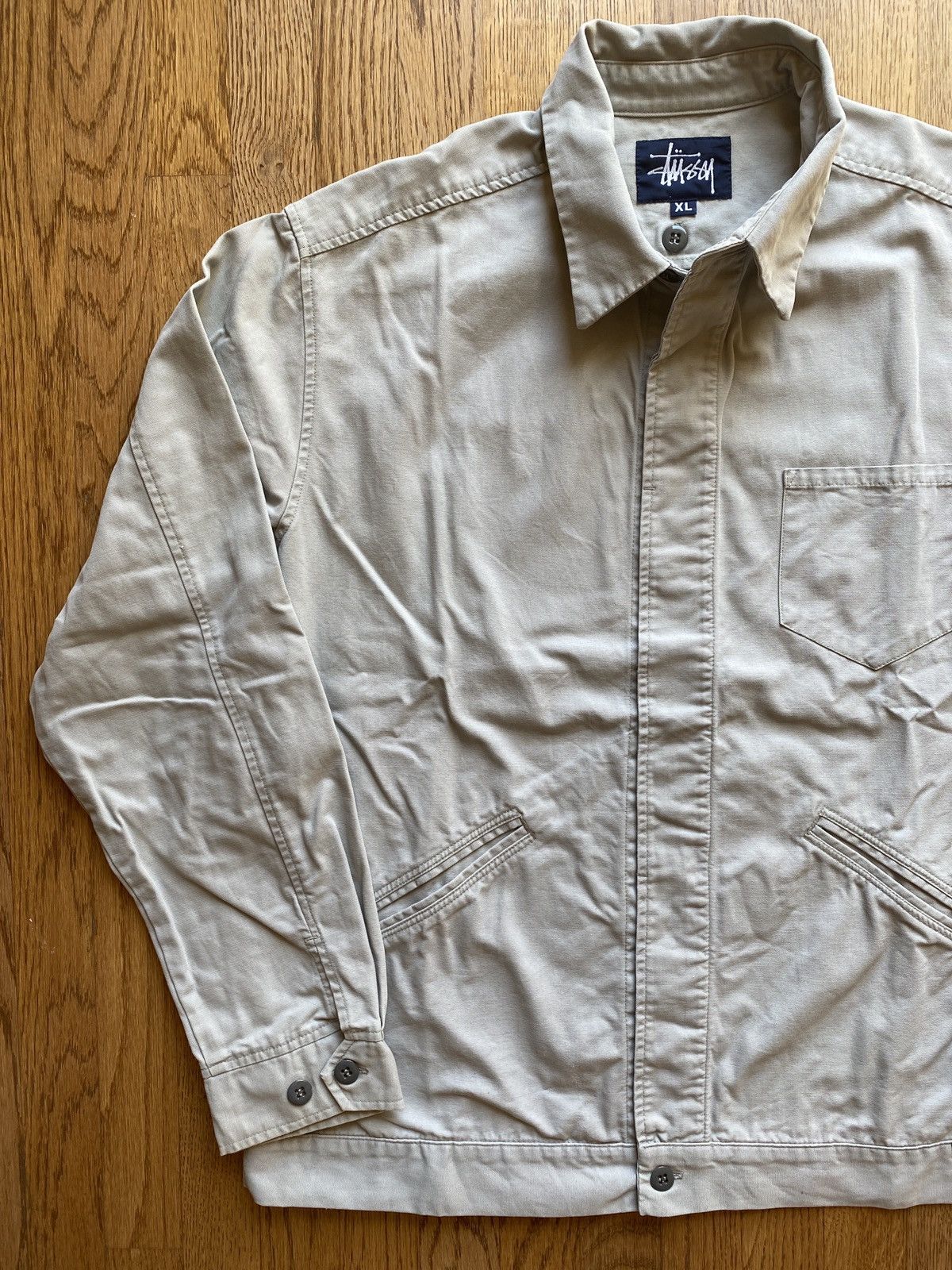 Stussy Stussy True Vintage Light Cotton Jacket Size US XL / EU 56 / 4 - 12 Thumbnail