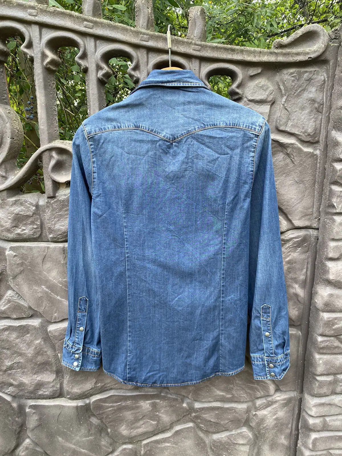 Dsquared2 × Vintage Vintage DSquared2 Distressed Denim Shirt Size US S / EU 44-46 / 1 - 9 Thumbnail